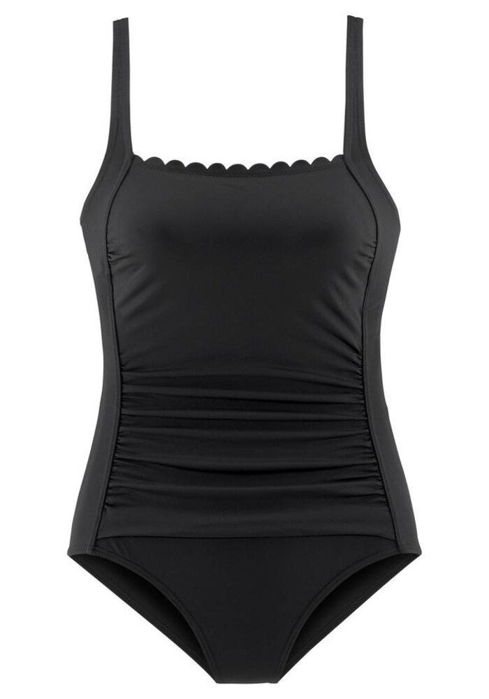 LASCANA Badeanzug 'Camilla' Damen Größe S/M schwarz