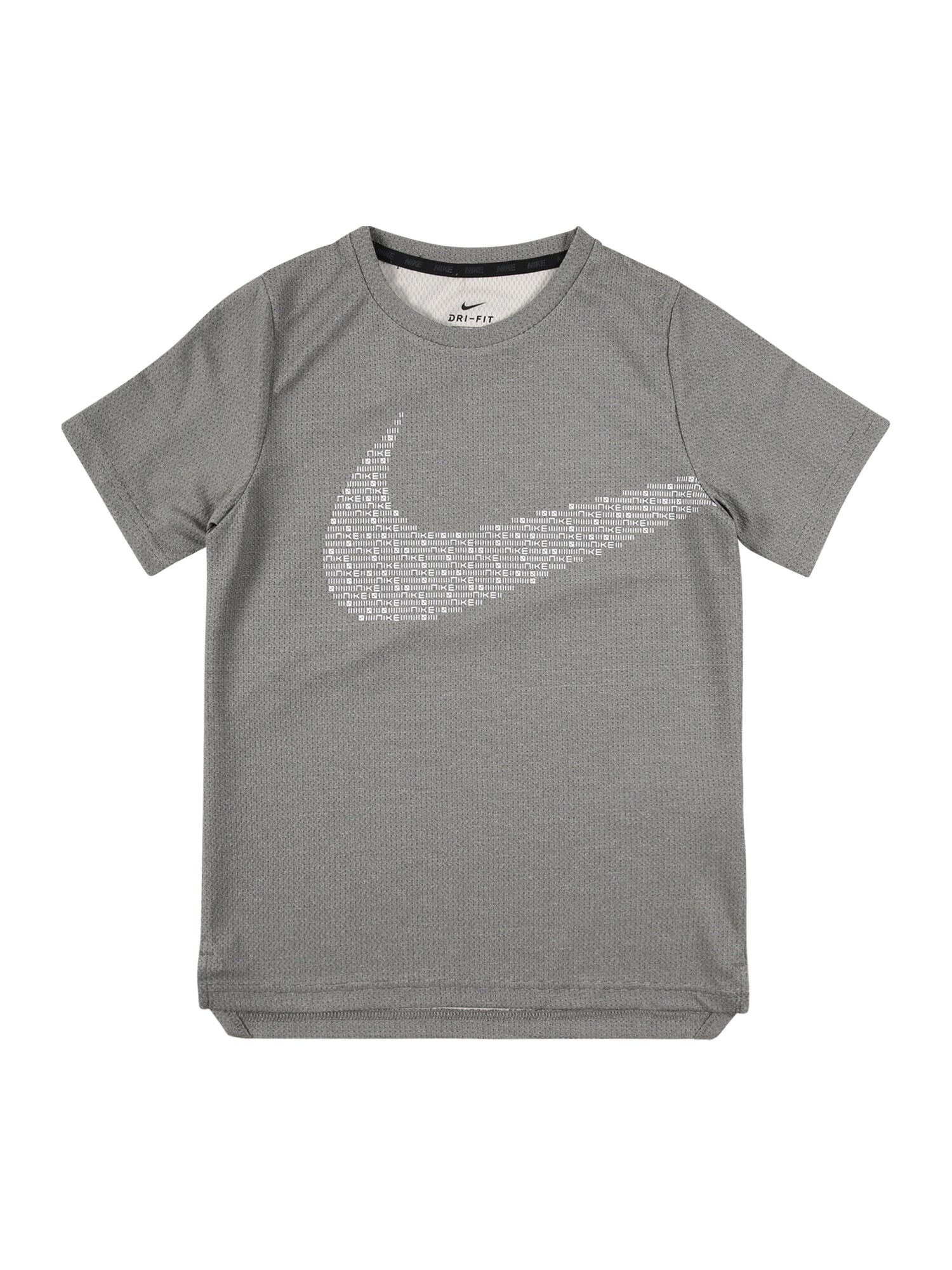 NIKE Sportiniai marškinėliai  balta / pilka