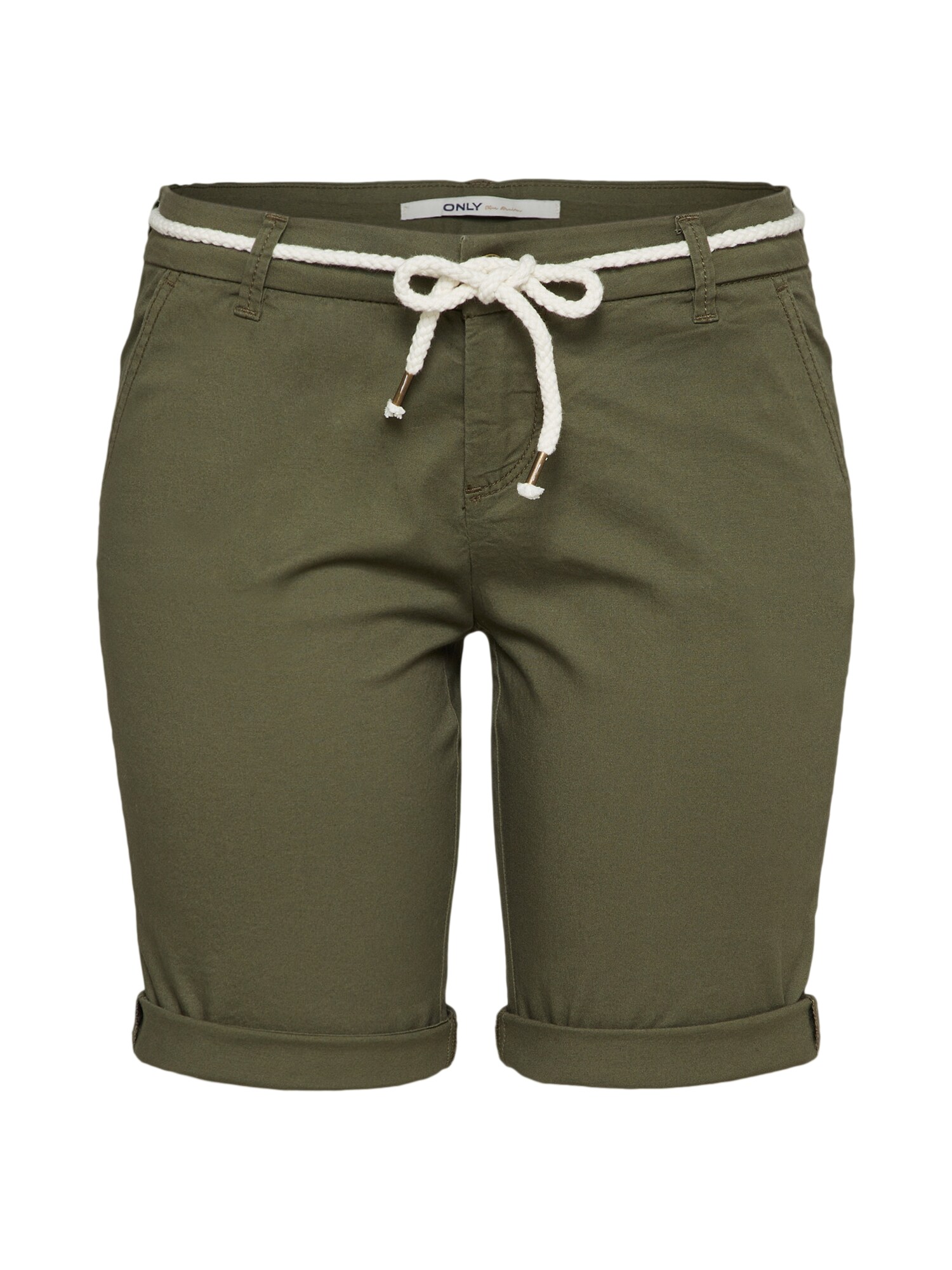 Only Dames Broek Onlparis Olijfgroen only kopen in de aanbieding