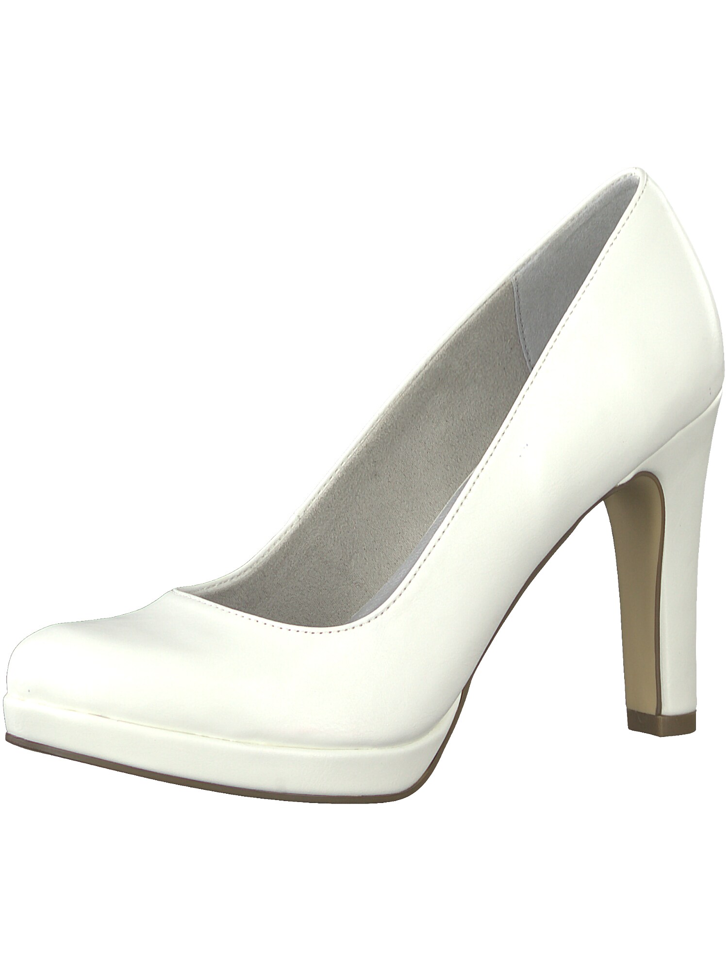 Tamaris Dames Pumps Met Hoge Voorkant Wit tamaris kopen in de aanbieding