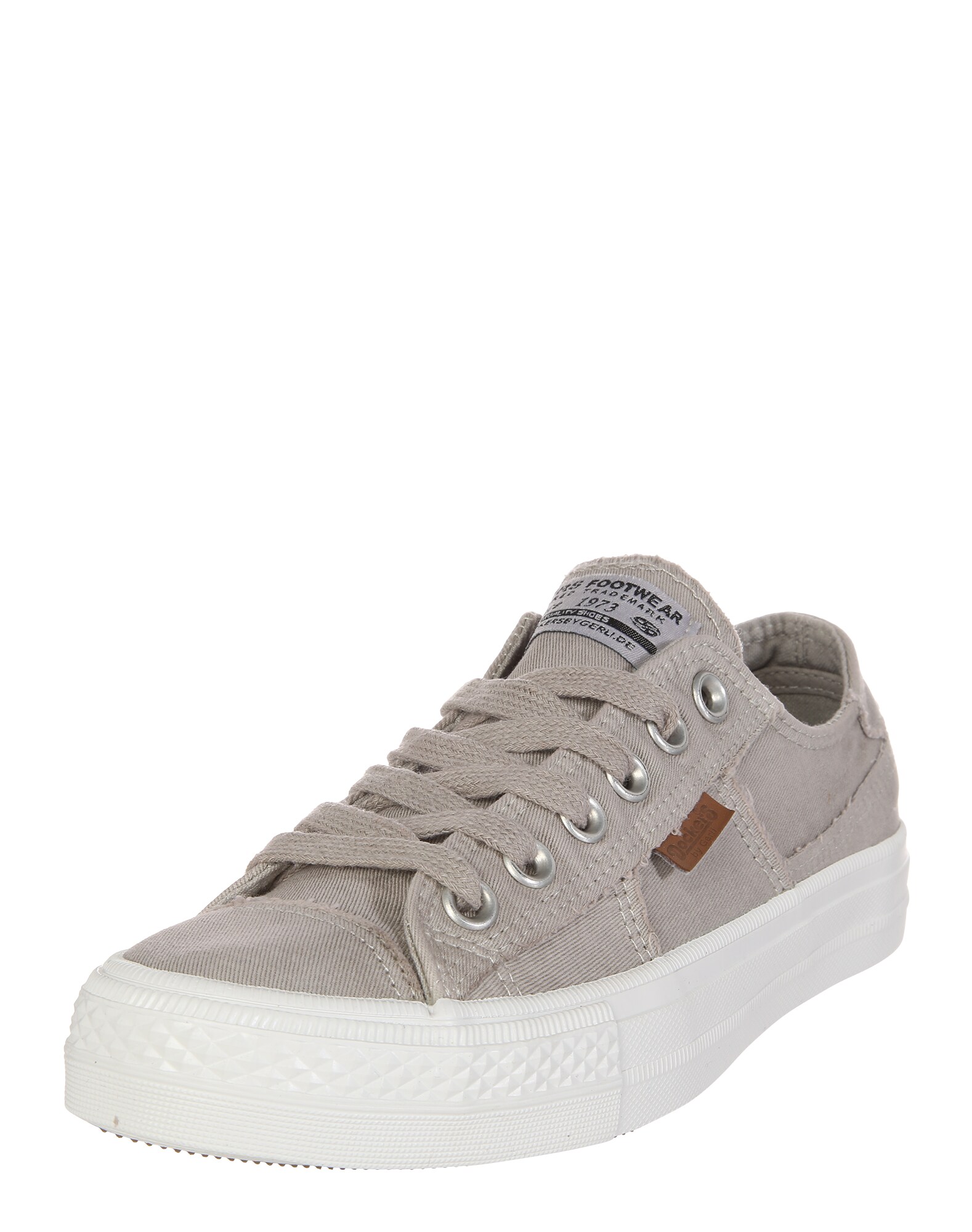 Dockers By Gerli Dames Sneakers Laag Lichtgrijs dockers by gerli kopen in de aanbieding