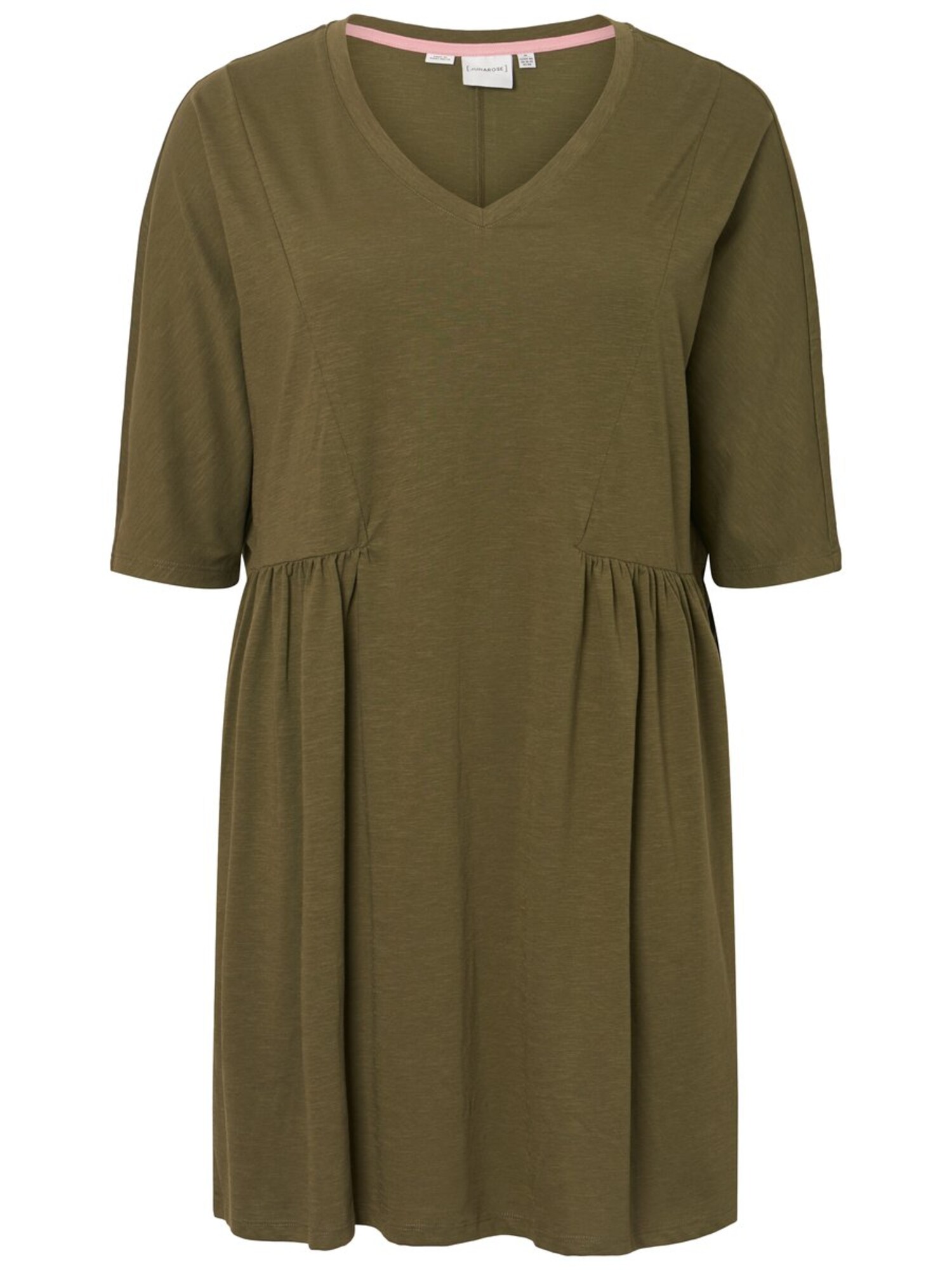 Junarose Dames Jurk Olijfgroen junarose kopen in de aanbieding