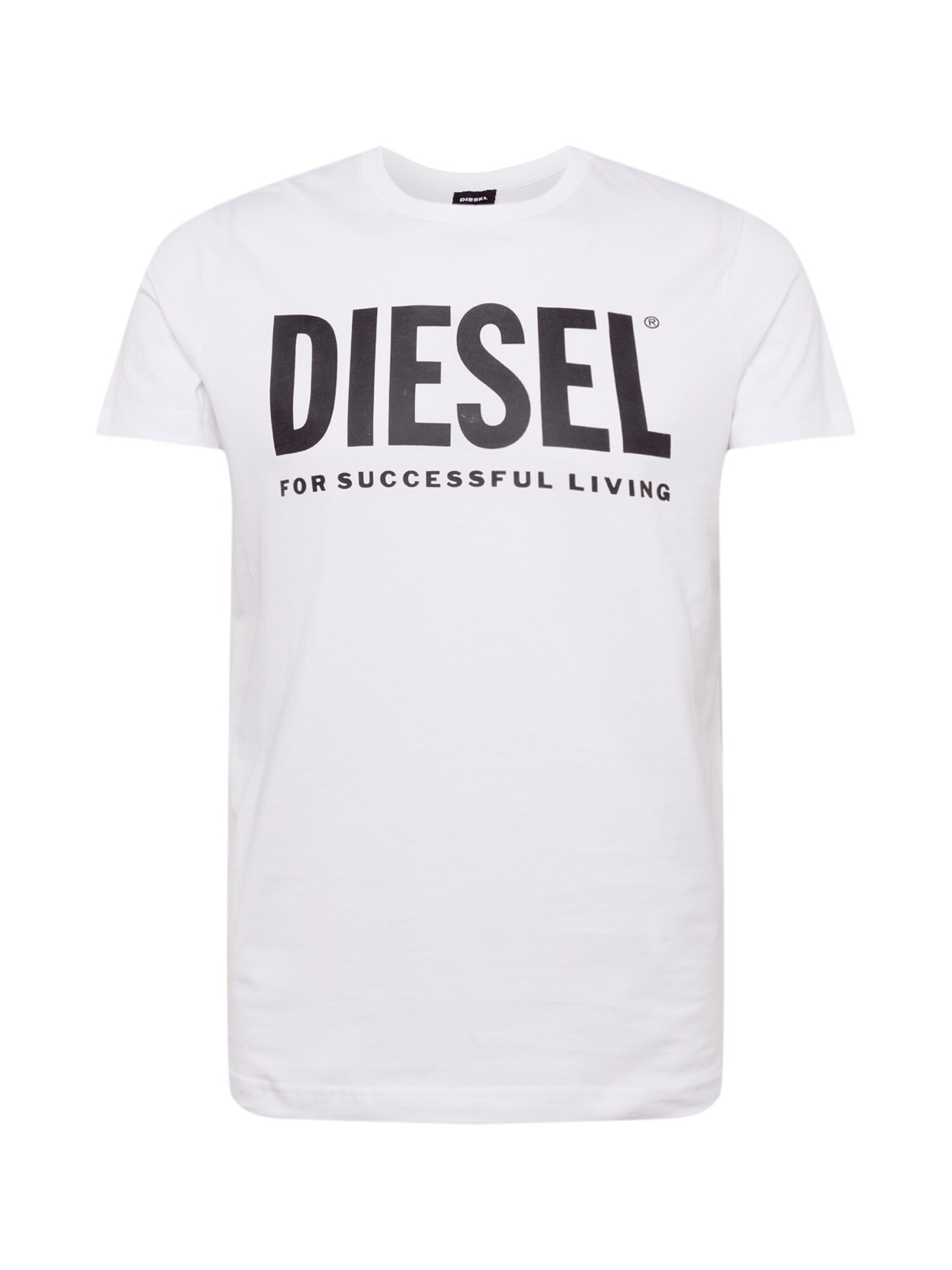 DIESEL Marškinėliai 'DIEGO'  juoda / balta