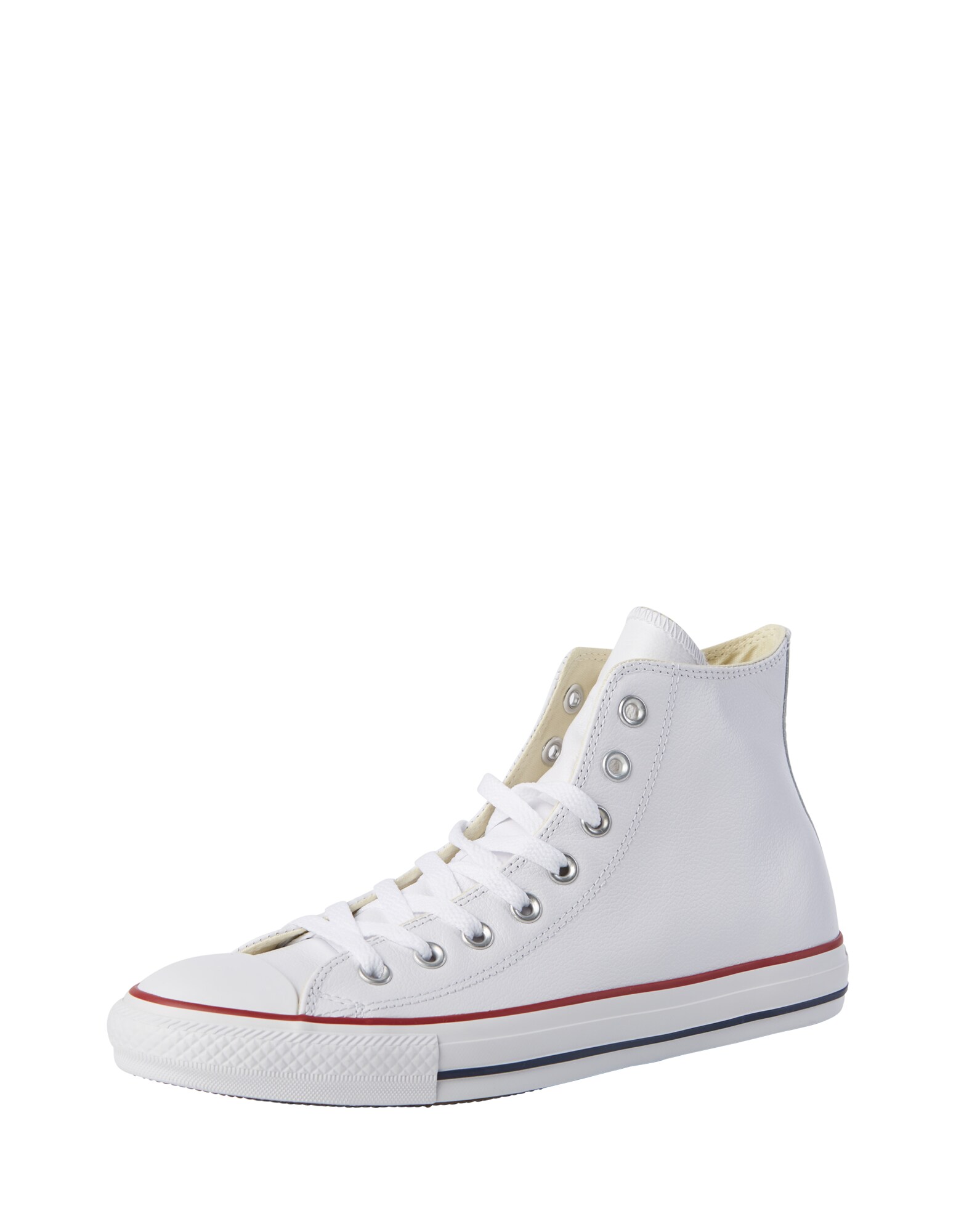 CONVERSE Členkové tenisky 'CHUCK TAYLOR ALL STAR CLASSIC HI LEATHER'  biela
