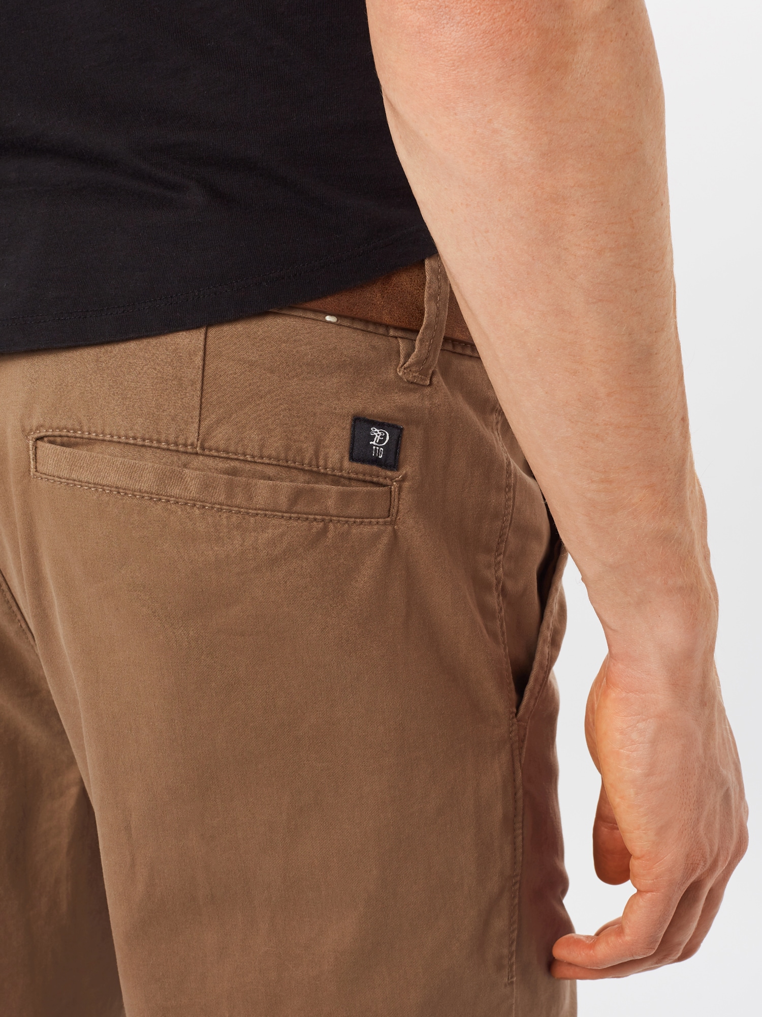 TOM TAILOR DENIM Chino nohavice svetlohnedá (obrázok 5)