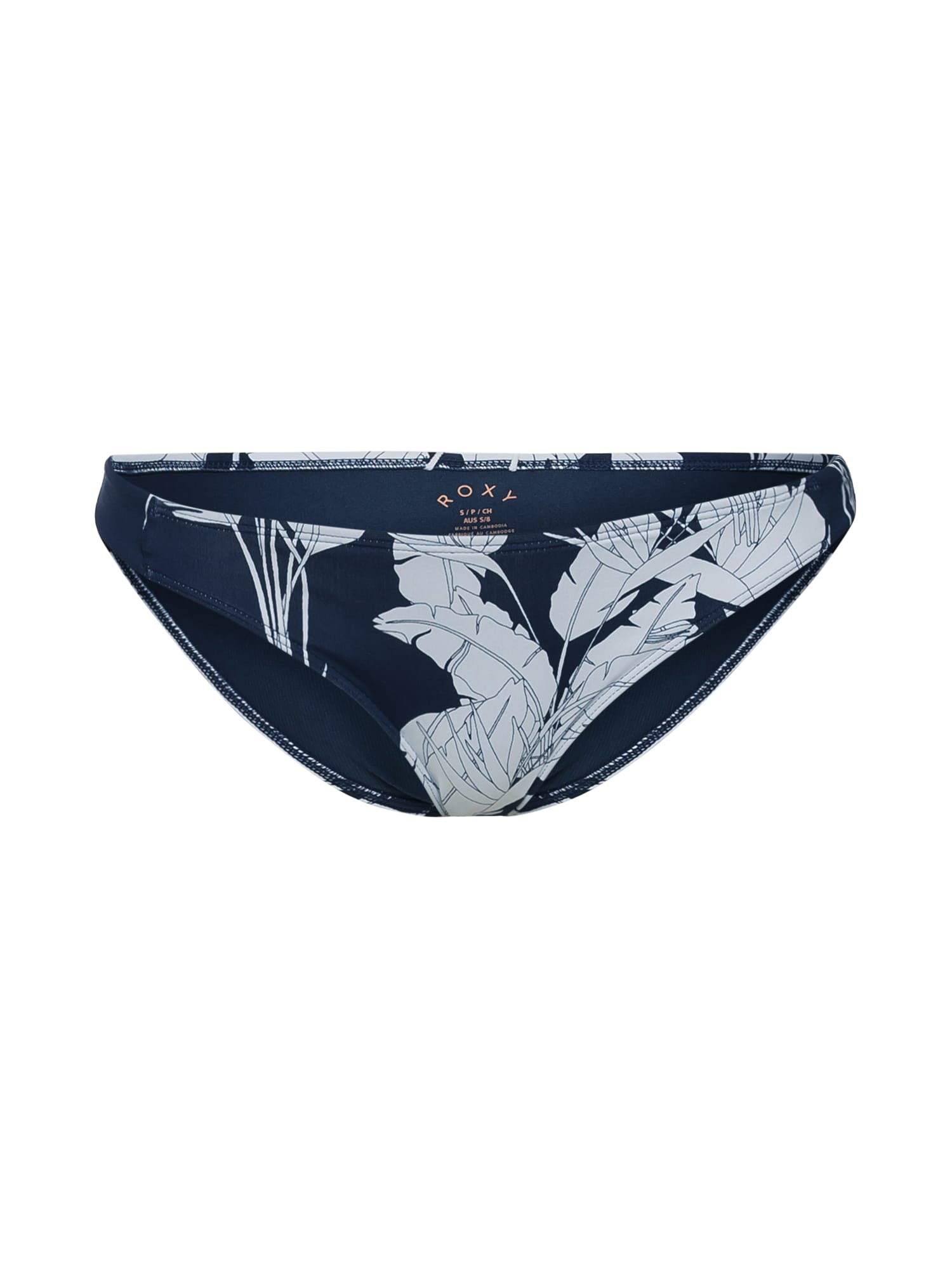 ROXY Bikinio kelnaitės  balta / tamsiai mėlyna