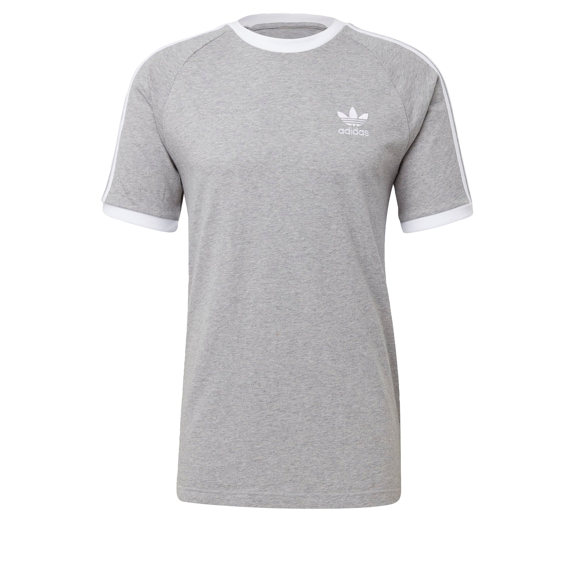 ADIDAS ORIGINALS Marškinėliai  šviesiai pilka / balta