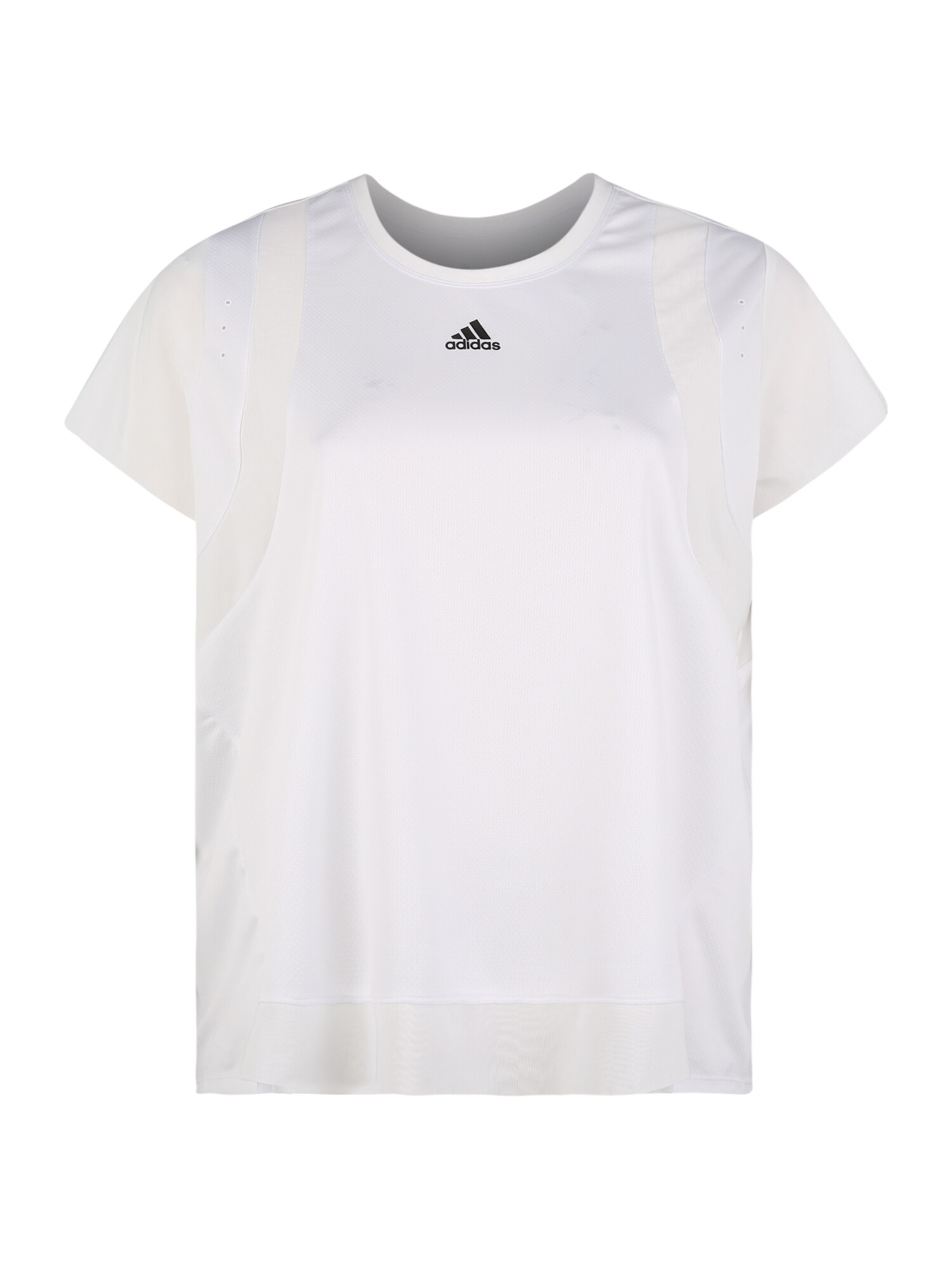 ADIDAS PERFORMANCE Sportiniai marškinėliai 'Heat.RDY'  juoda / balta