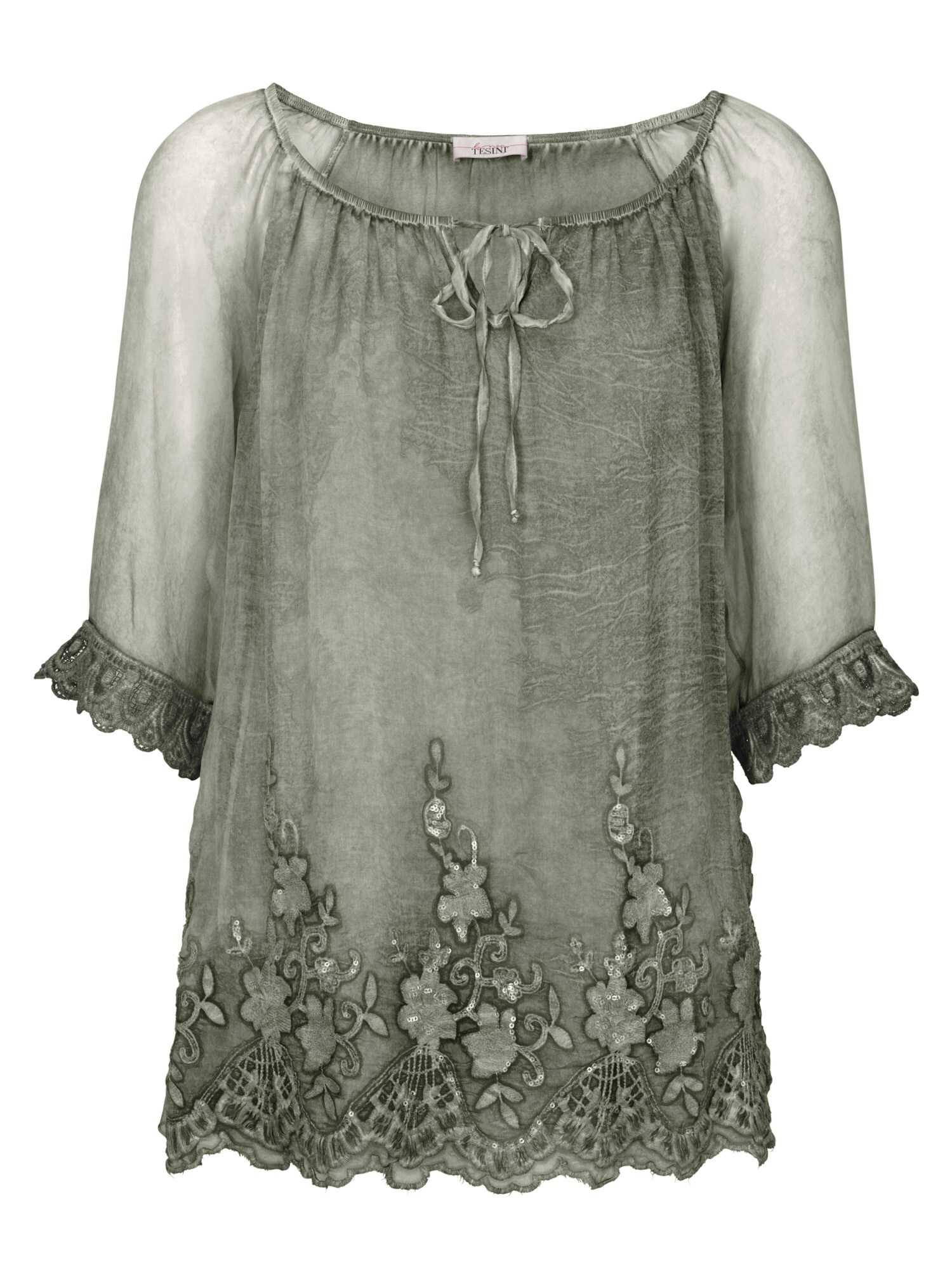 Heine Dames Tuniek Olijfgroen heine kopen in de aanbieding