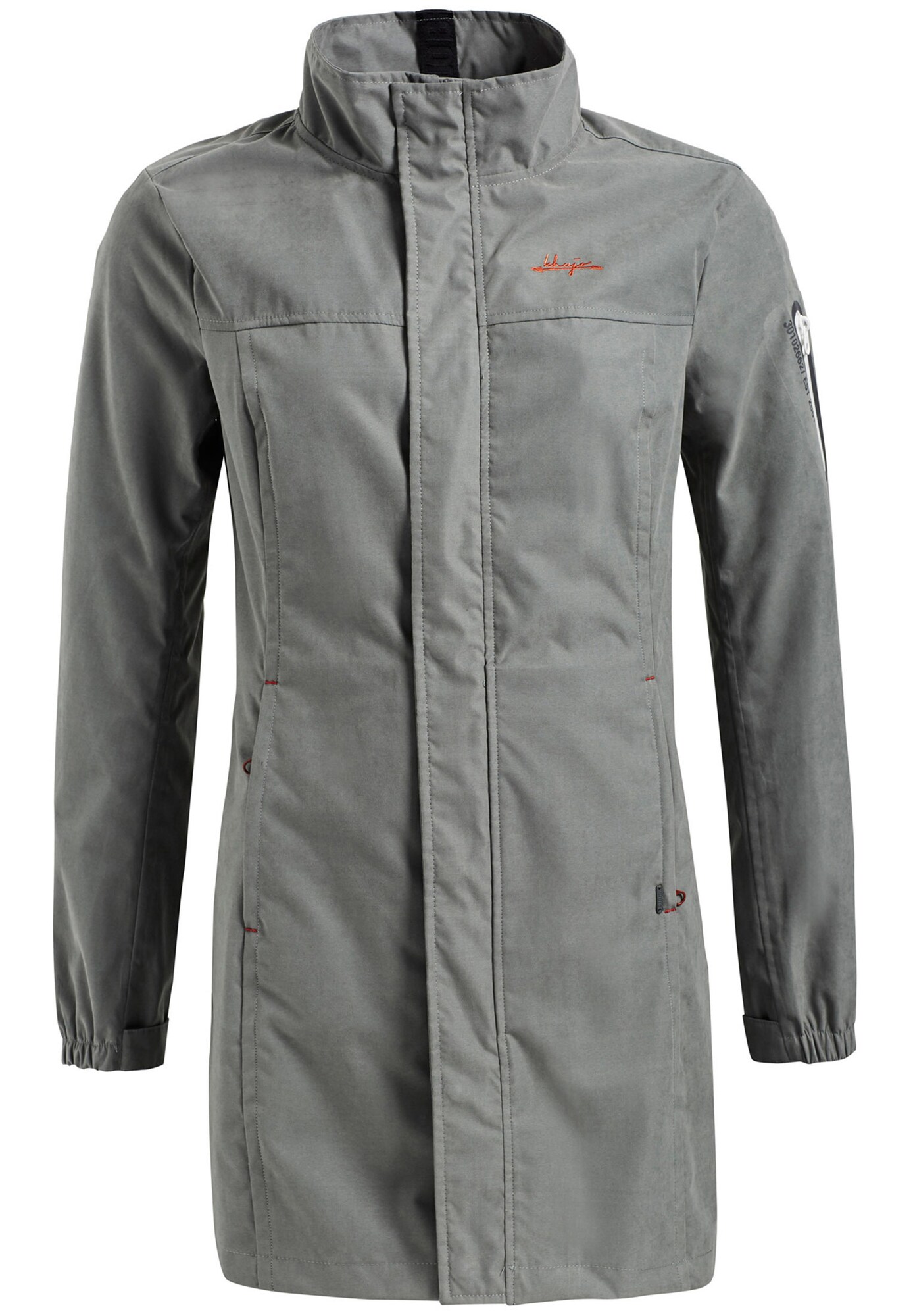 Khujo Dames Tussenmantel Piruschka Grijs Zwart Wit khujo kopen in de aanbieding