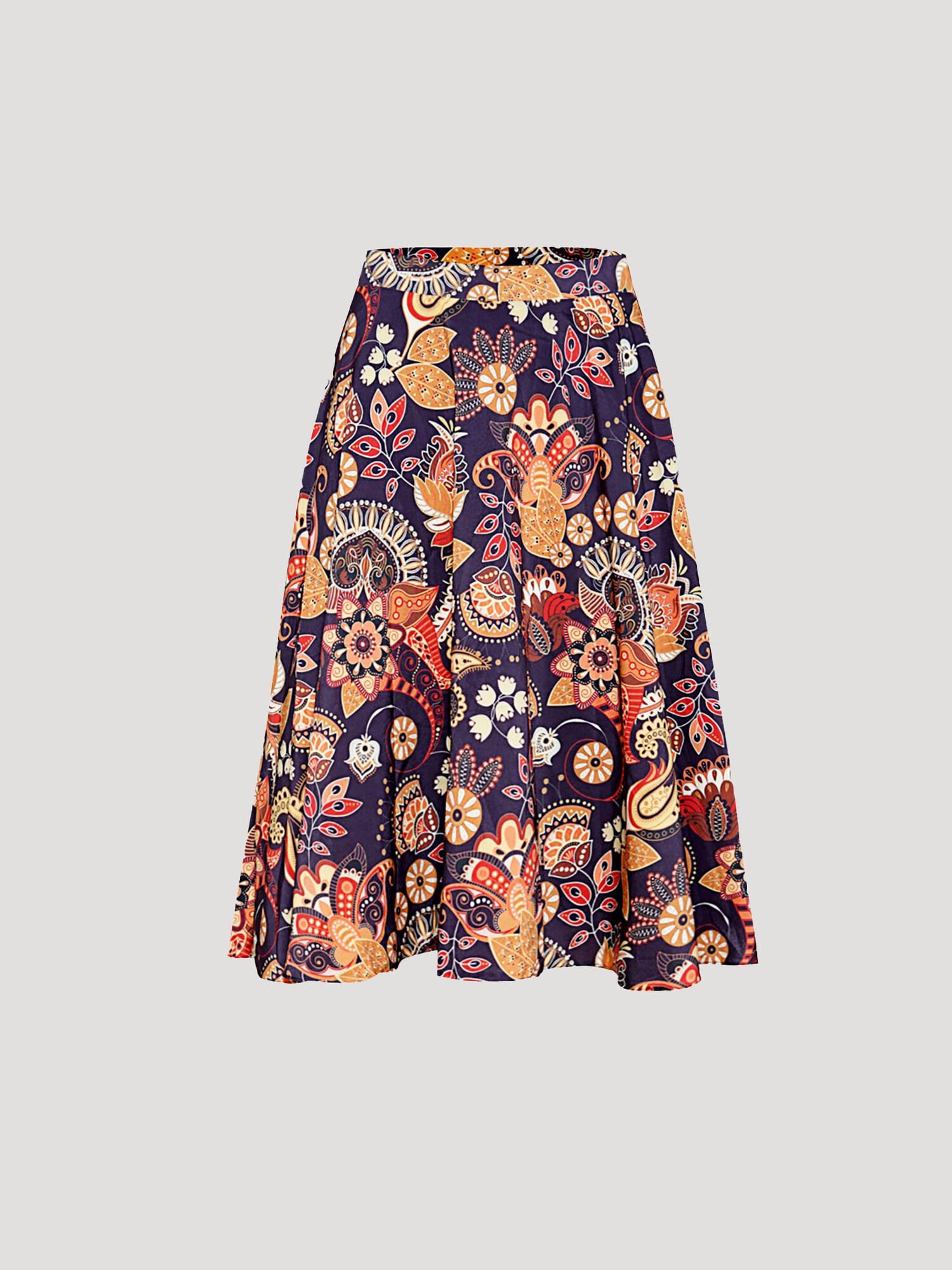 Usha Dames Rok Aubergine Gemengde Kleuren usha kopen in de aanbieding