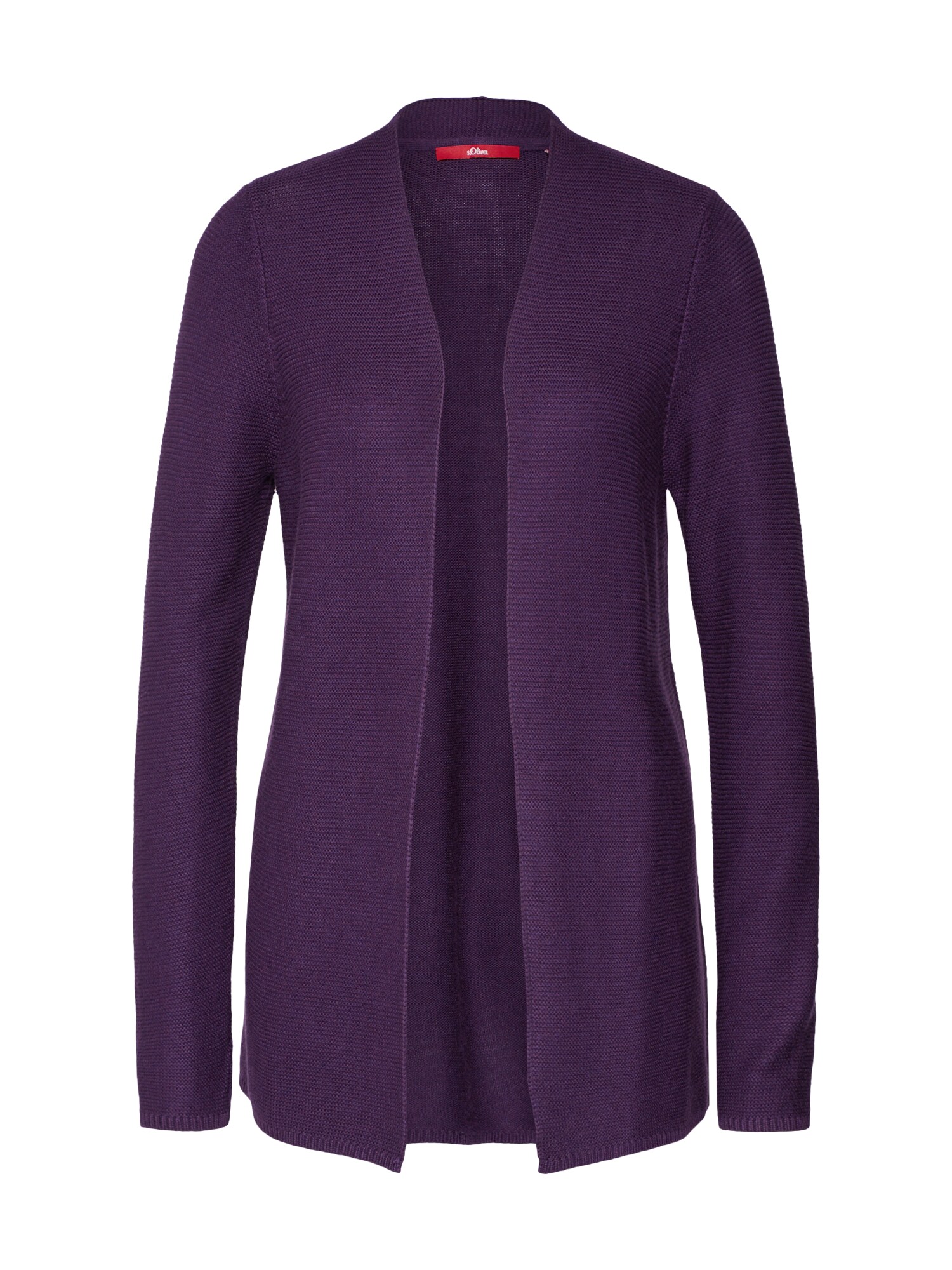 Soliver Red Label Dames Gebreid Vest Pruim soliver red label kopen in de aanbieding