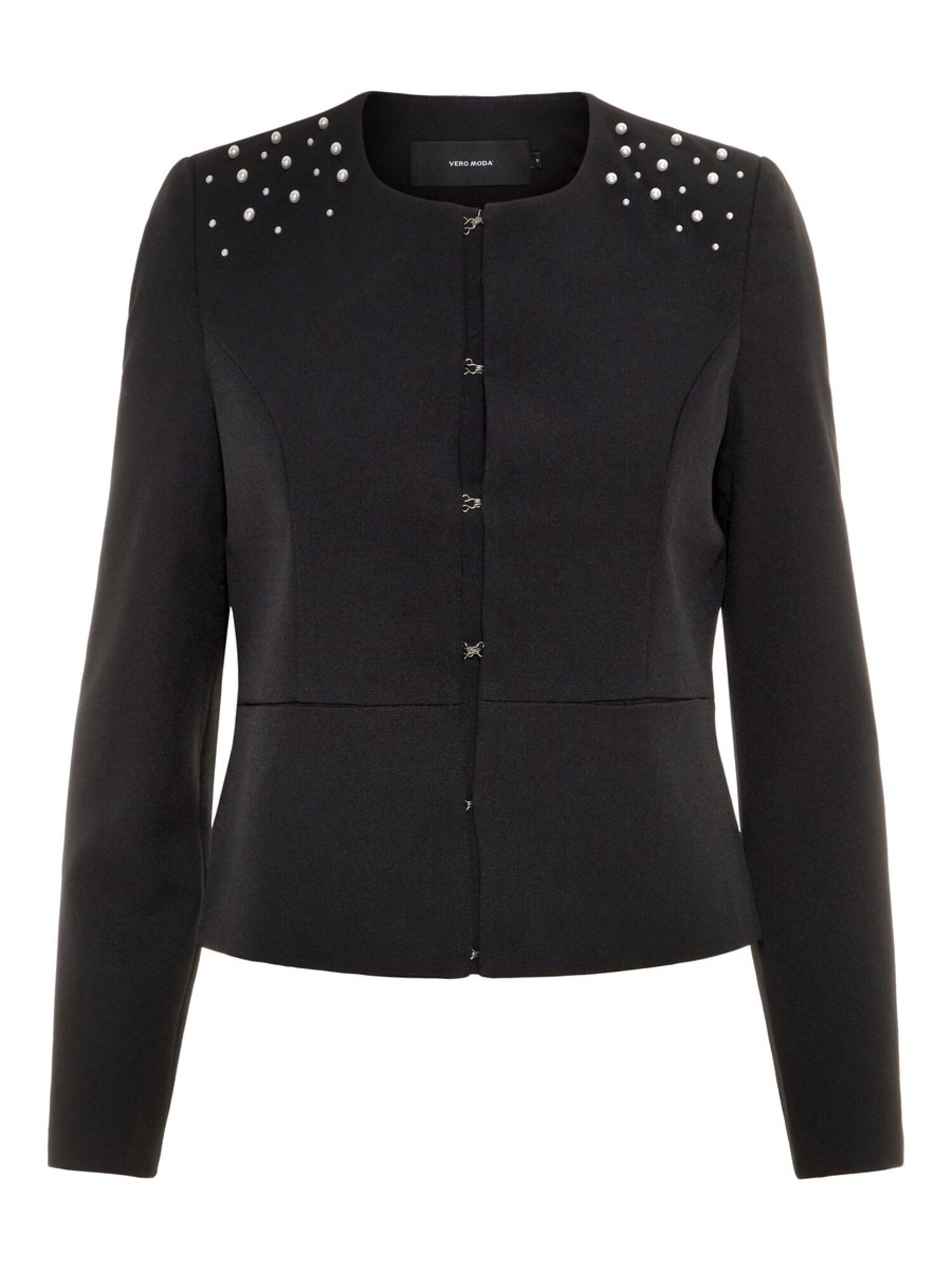 Vero Moda Dames Blazers Zwart Gemeleerd vero moda kopen in de aanbieding