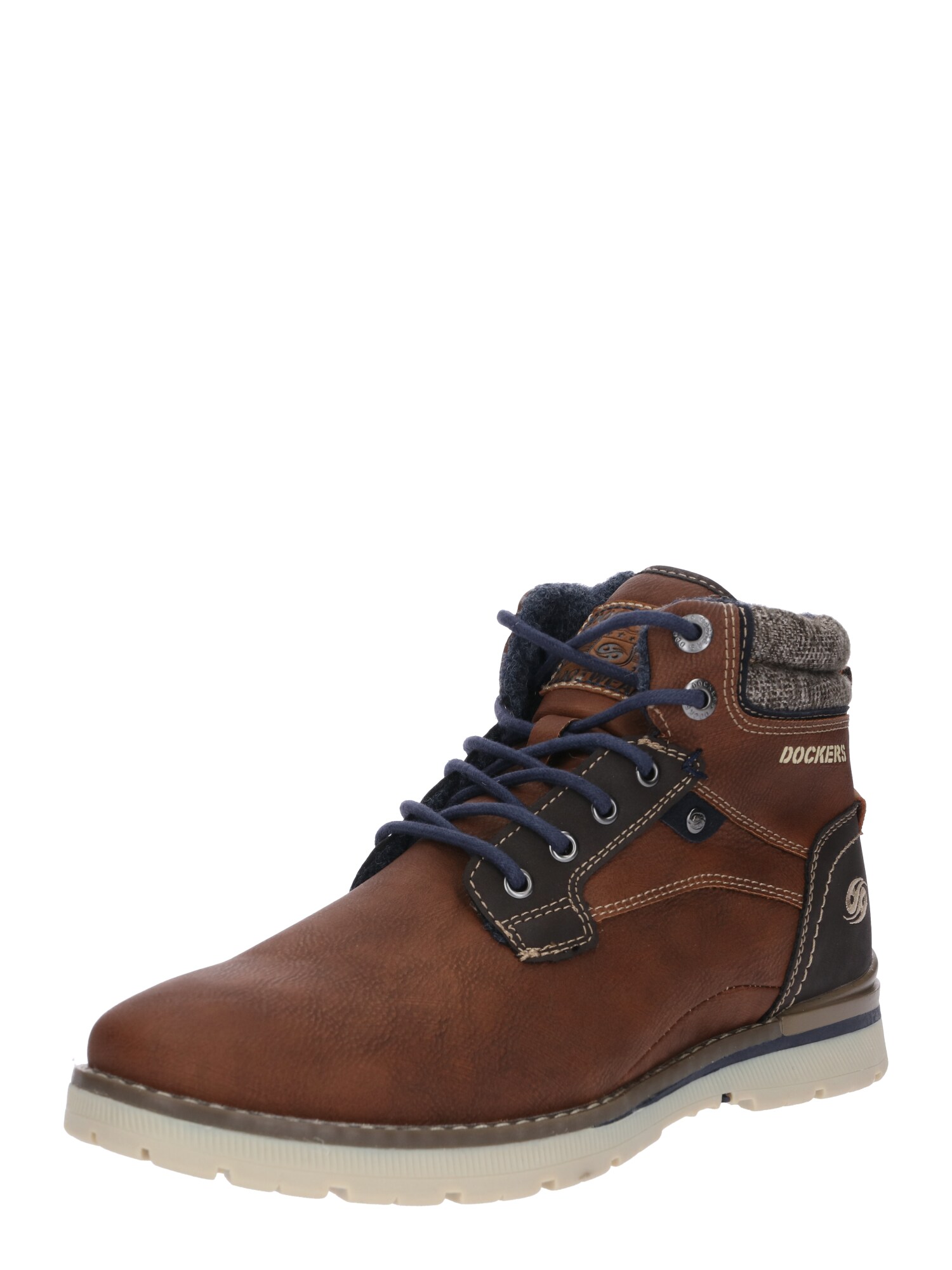 Dockers by Gerli Auliniai batai su raišteliais  ruda / juoda