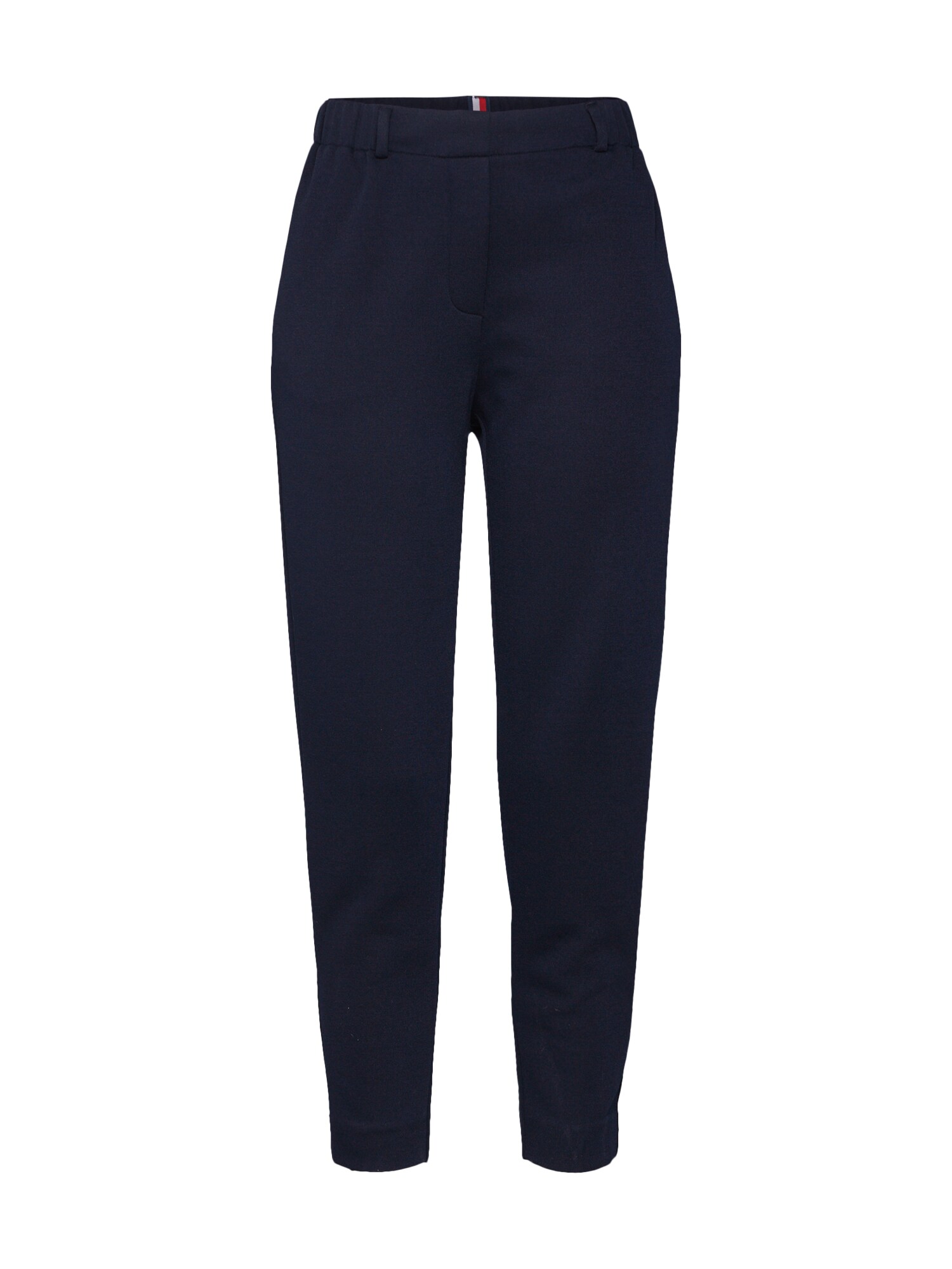 TOMMY HILFIGER Klostuotos kelnės 'ROSHA PULL ON CROPPED PANT'  tamsiai mėlyna