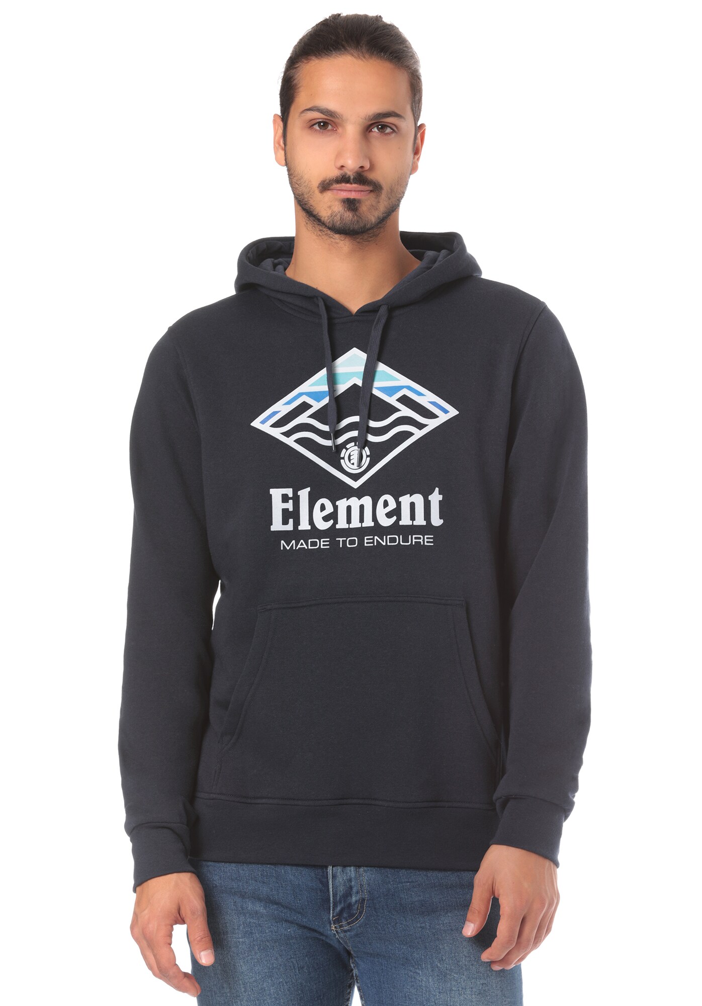 Element Heren Sweatshirt Layer Navy element kopen in de aanbieding