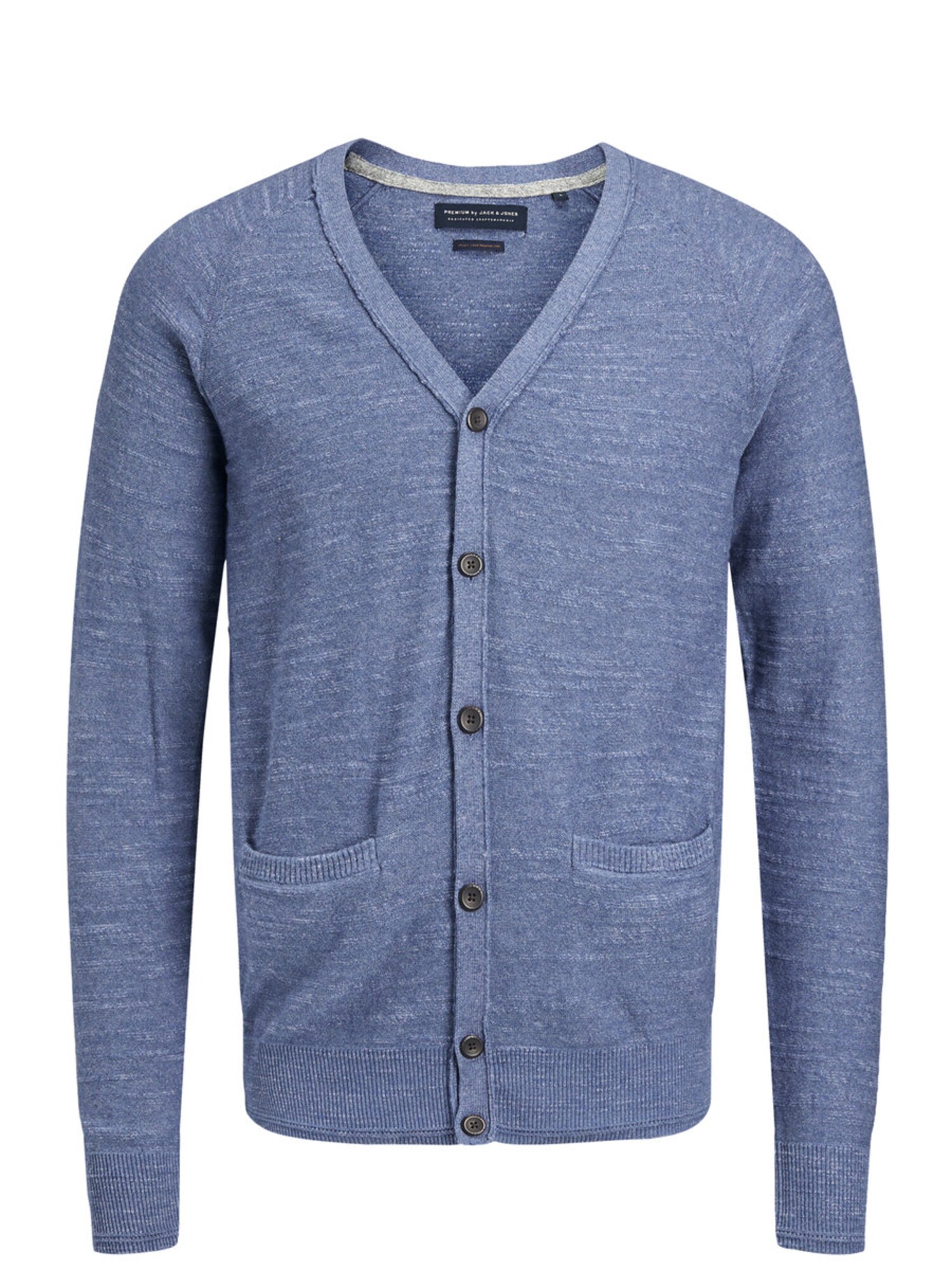 Jack And Jones Heren Gebreid Vest Blauw jack and jones kopen in de aanbieding