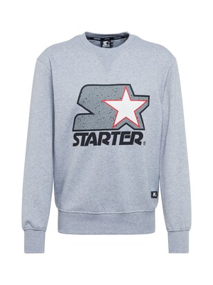 Starter Black Label Sweatshirt Rookgrijs / Lichtgrijs / Oranje / Zwart