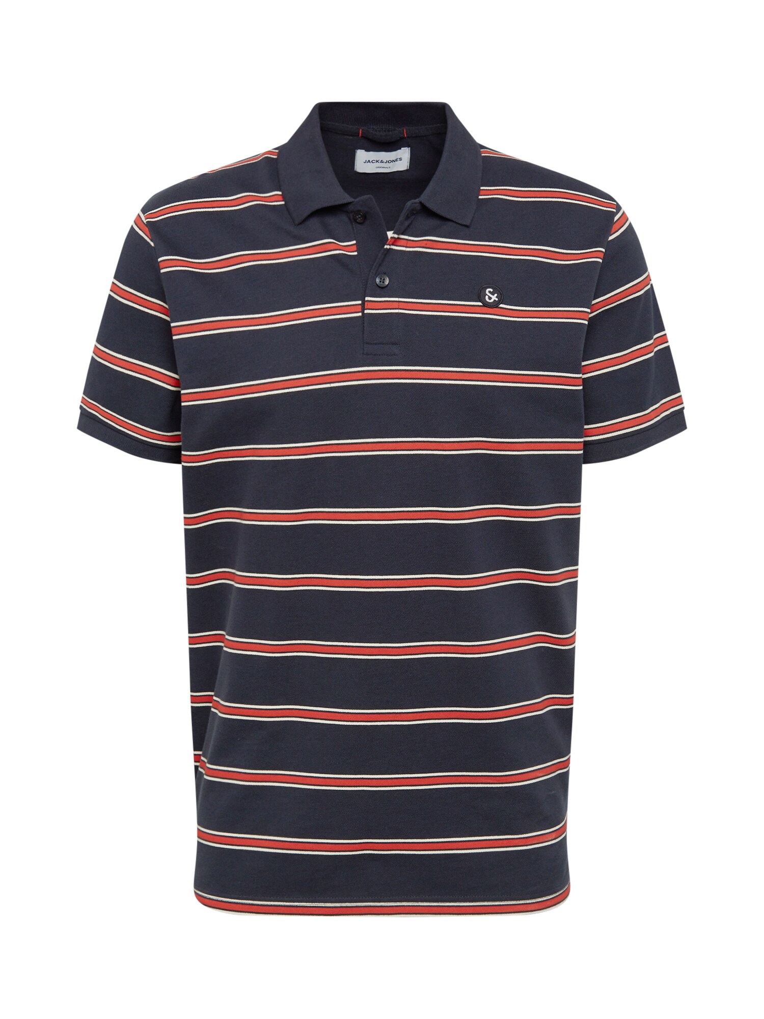 Jack And Jones Heren Shirt Donkerblauw Rood jack and jones kopen in de aanbieding