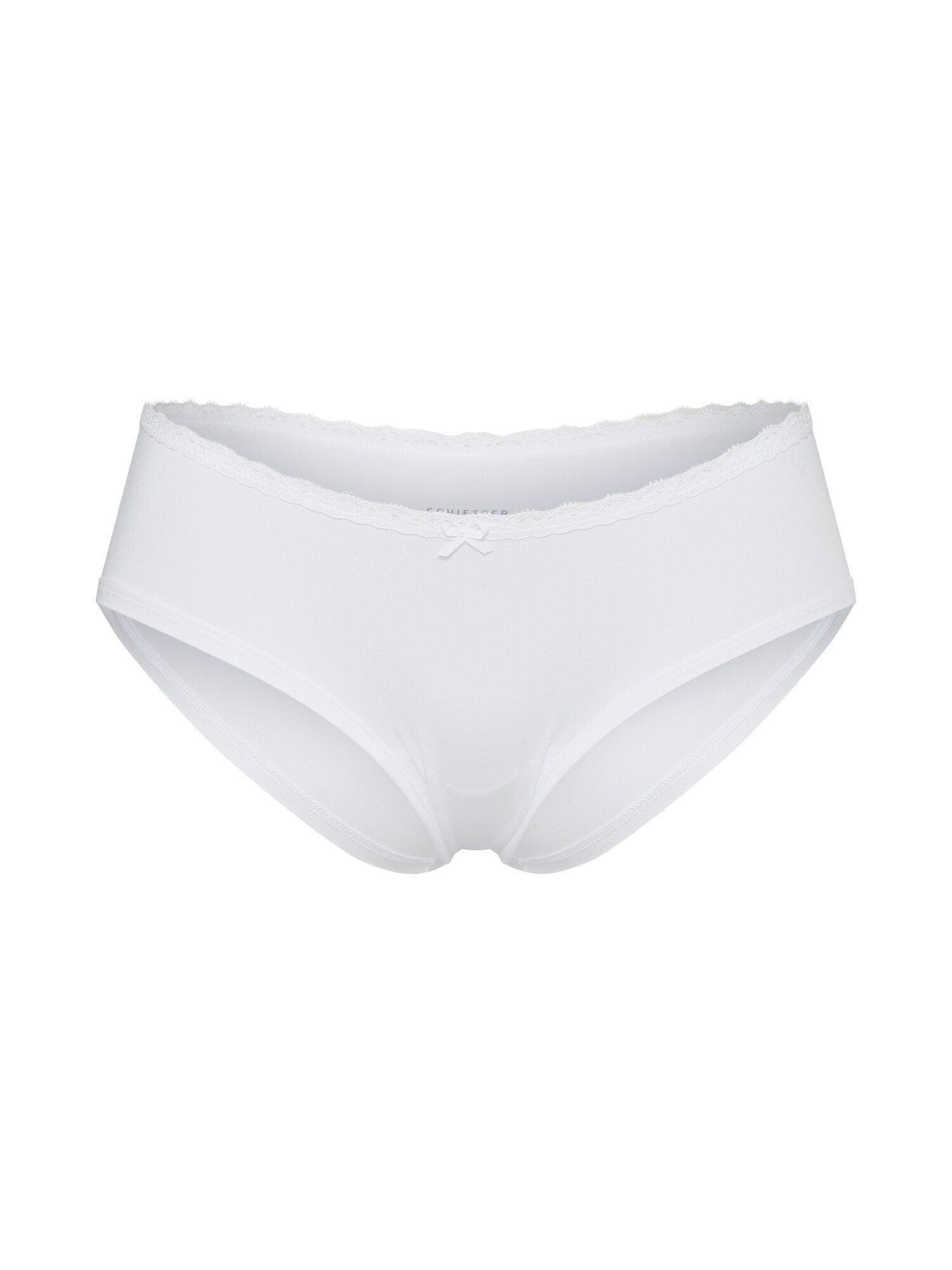 Schiesser Dames Broekje Bikini Hipster Wit schiesser kopen in de aanbieding