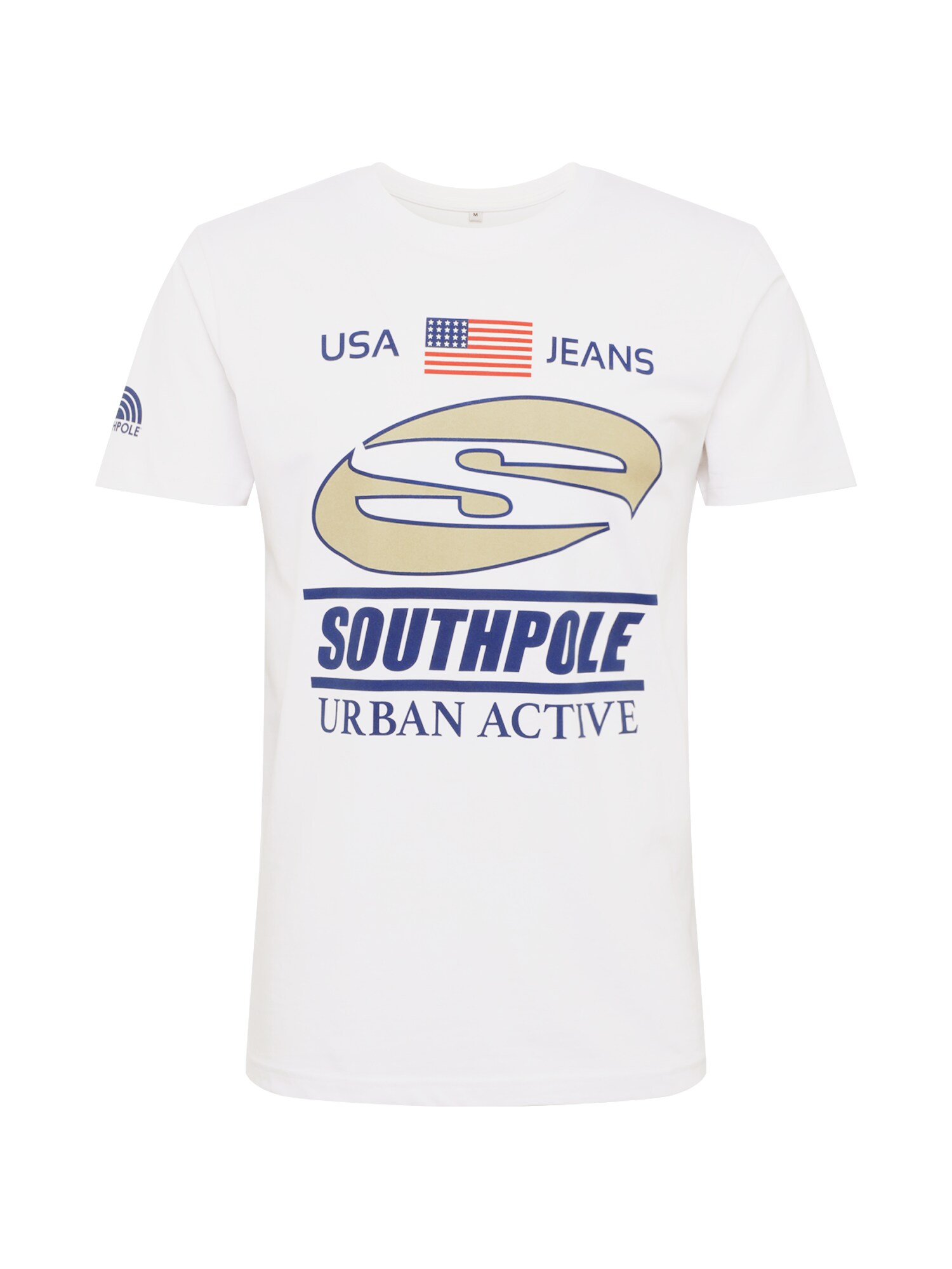 SOUTHPOLE Marškinėliai 'Urban Active'  tamsiai mėlyna / balta