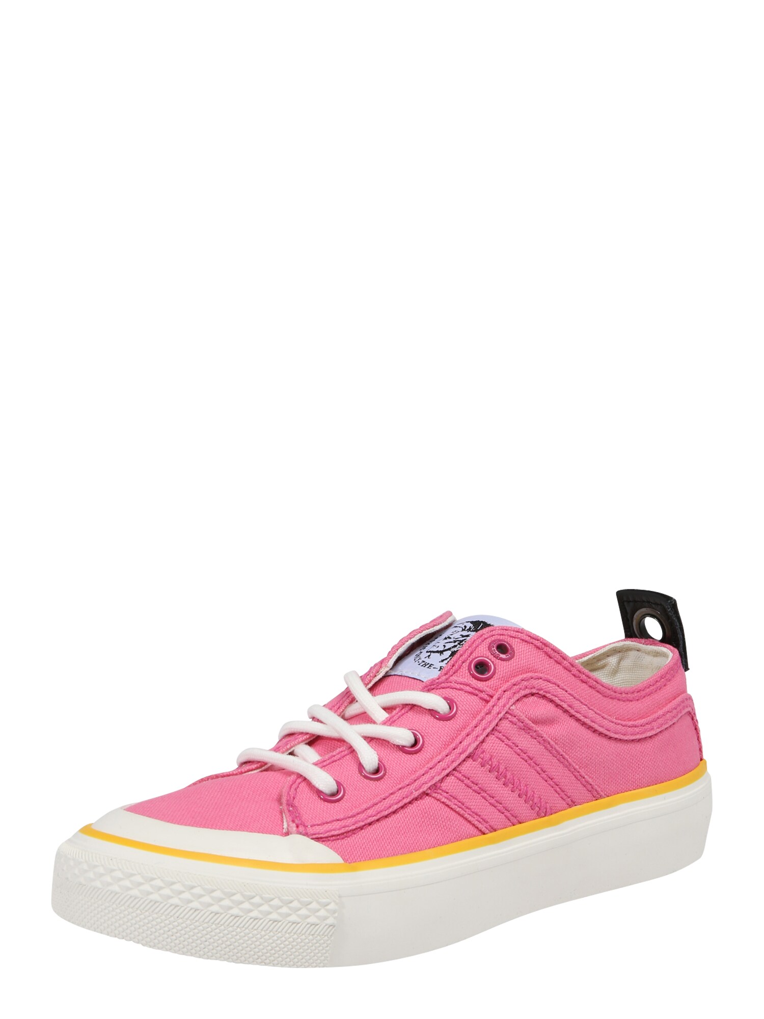 Diesel Dames Sneakers Laag Astico Pink Wit diesel kopen in de aanbieding