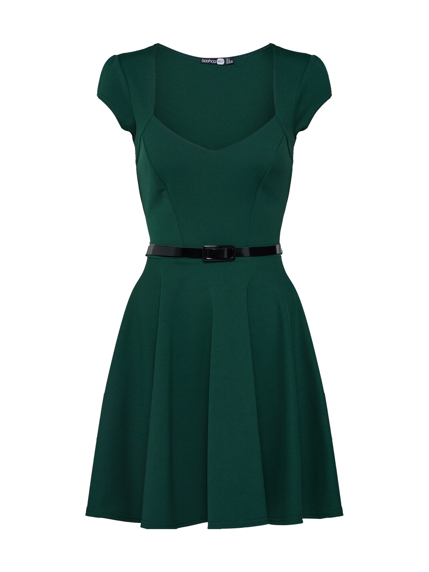 Boohoo Dames Jurk Lara Groen boohoo kopen in de aanbieding