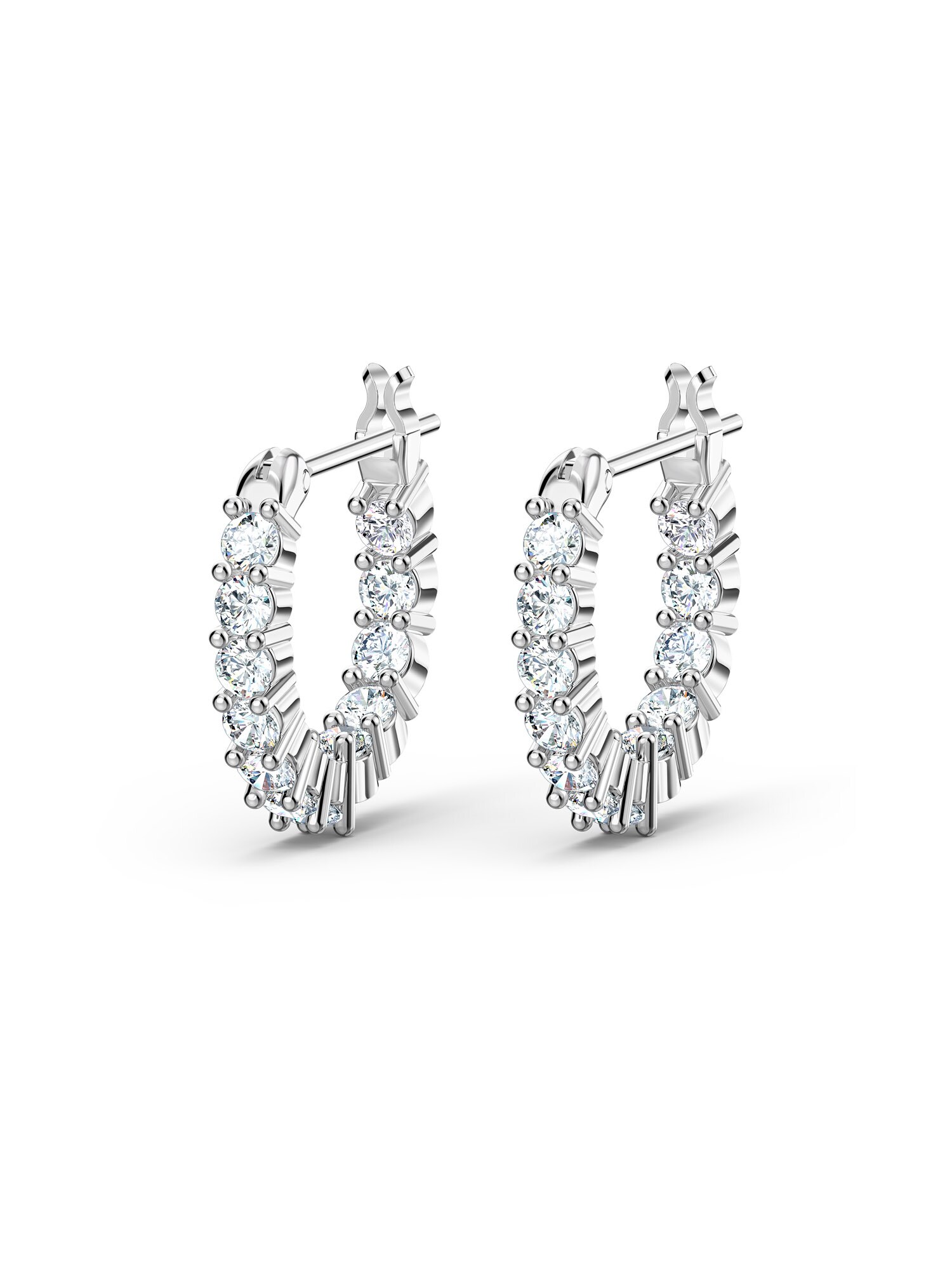 Swarovski Fülbevalók  ezüst / átlátszó akciós termékkép 1