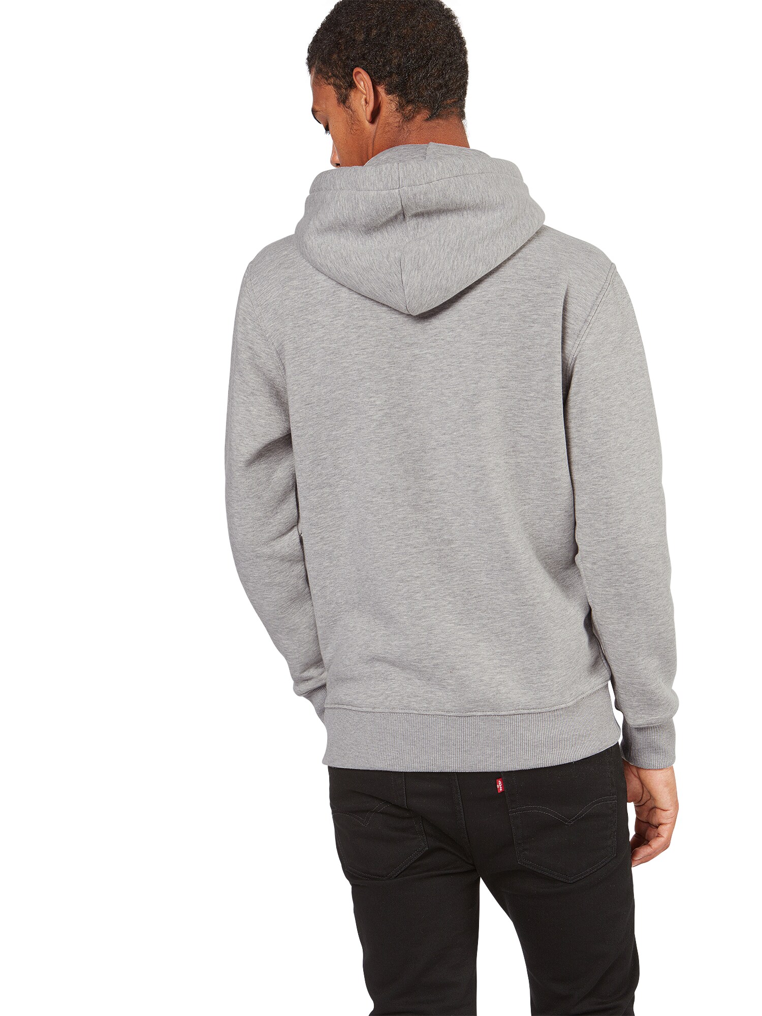 ALPHA INDUSTRIES Mikina 'Basic' sivá (obrázok 3)