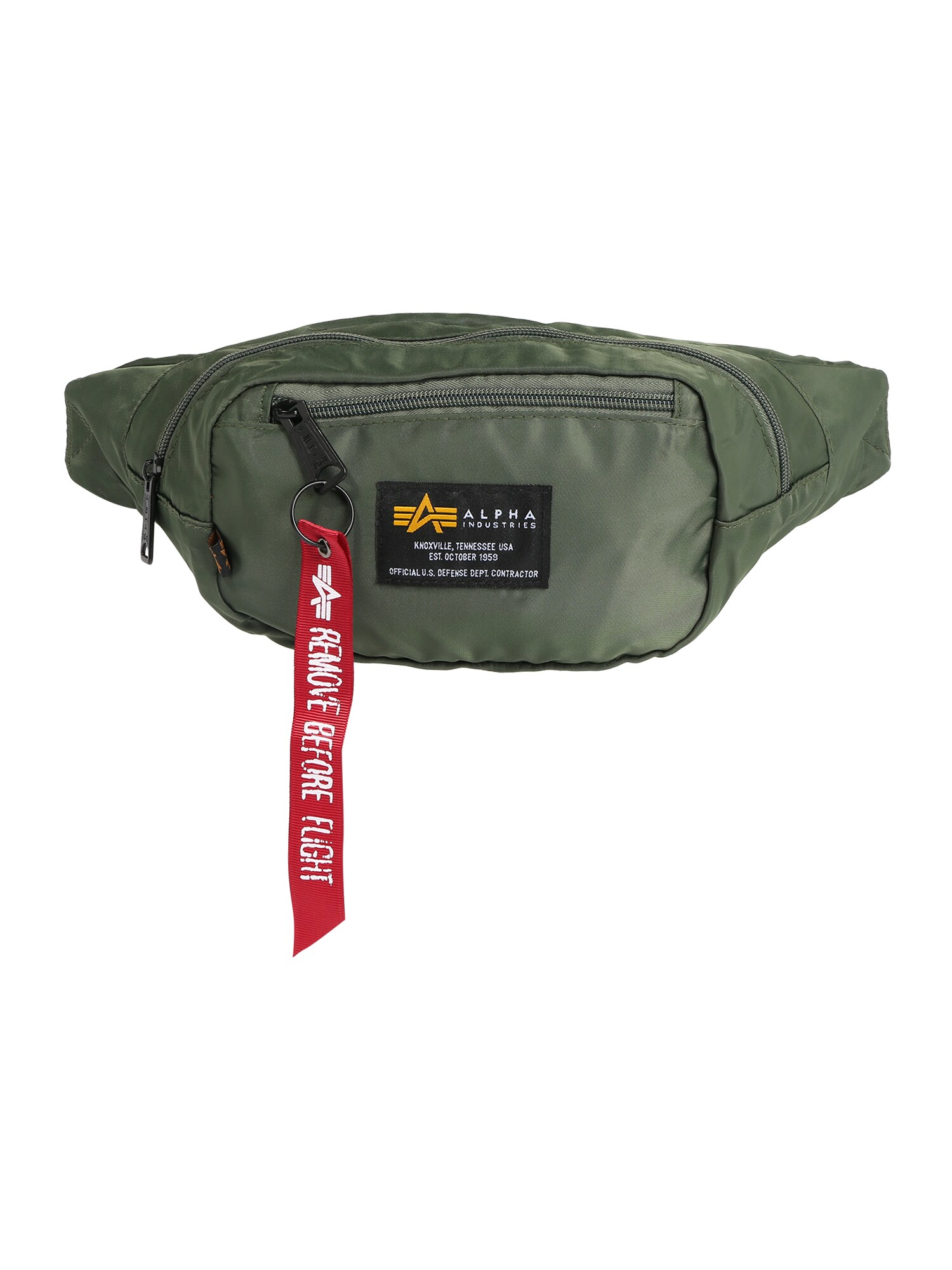 ALPHA INDUSTRIES Ľadvinka  kaki / červená / čierna / biela