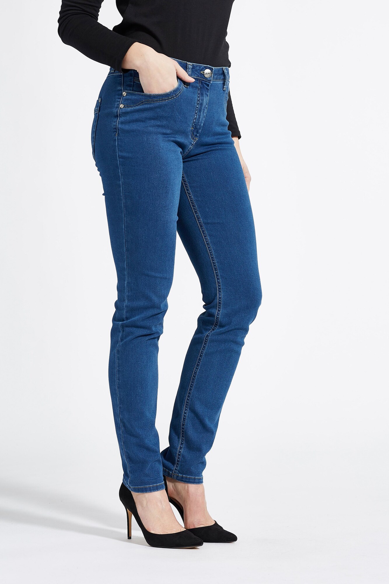 Laurie Dames Jeans Charlotte Blauw laurie kopen in de aanbieding