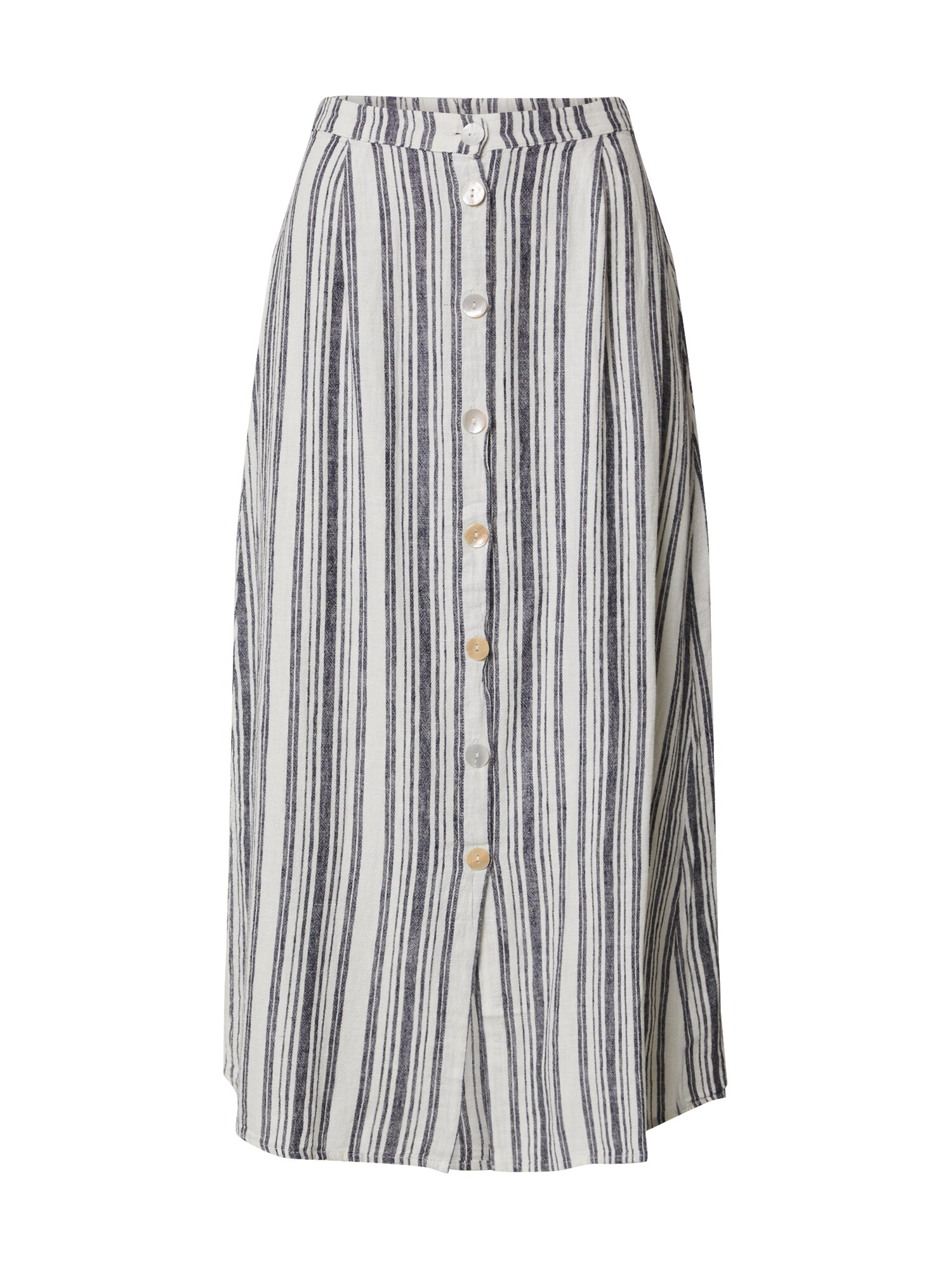 ONLY Sijonas 'ONLALFINA MIDI CALF SKIRT WVN'  balta / antracito