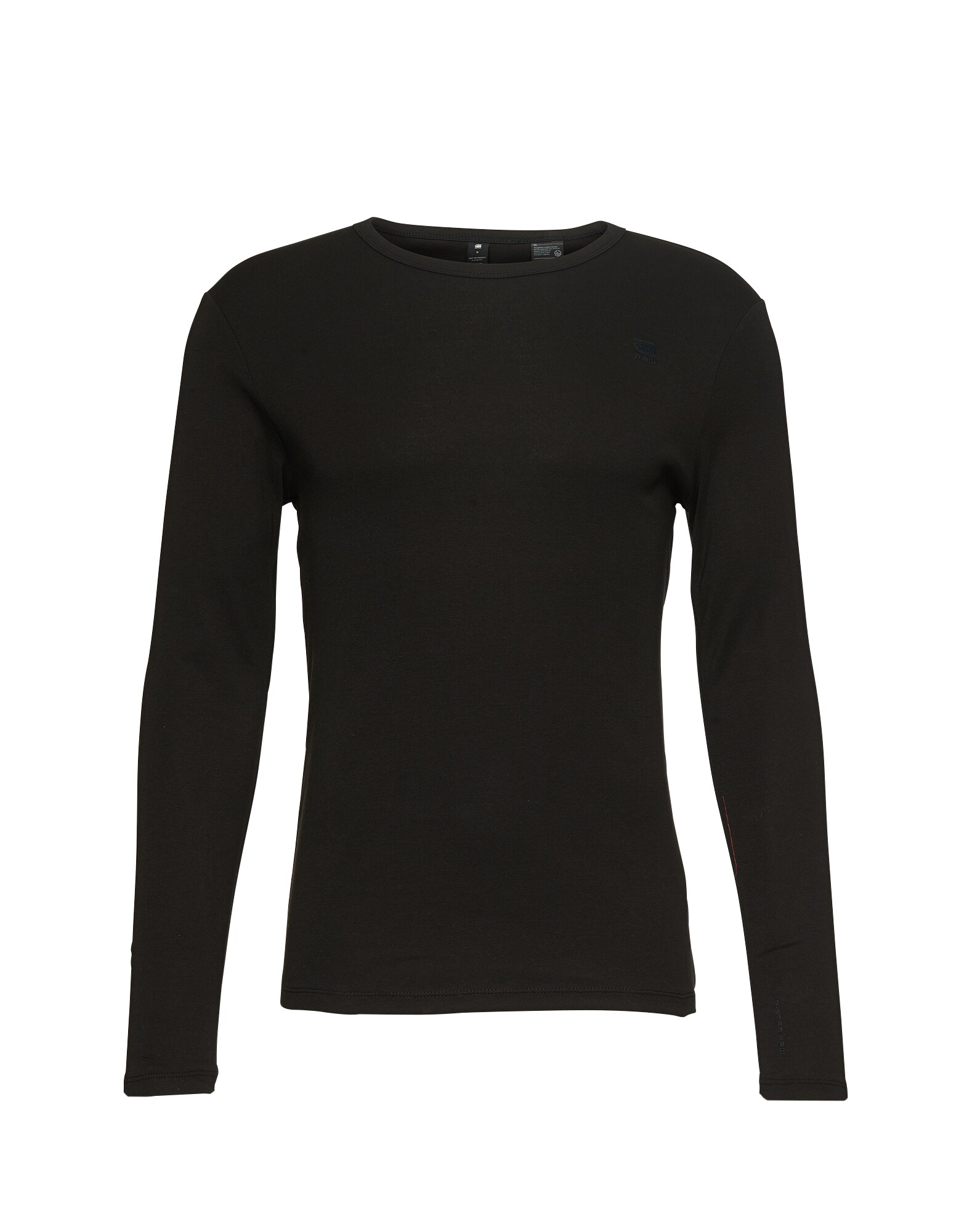 G-Star RAW Marškinėliai 'Base R T L/S'  juoda