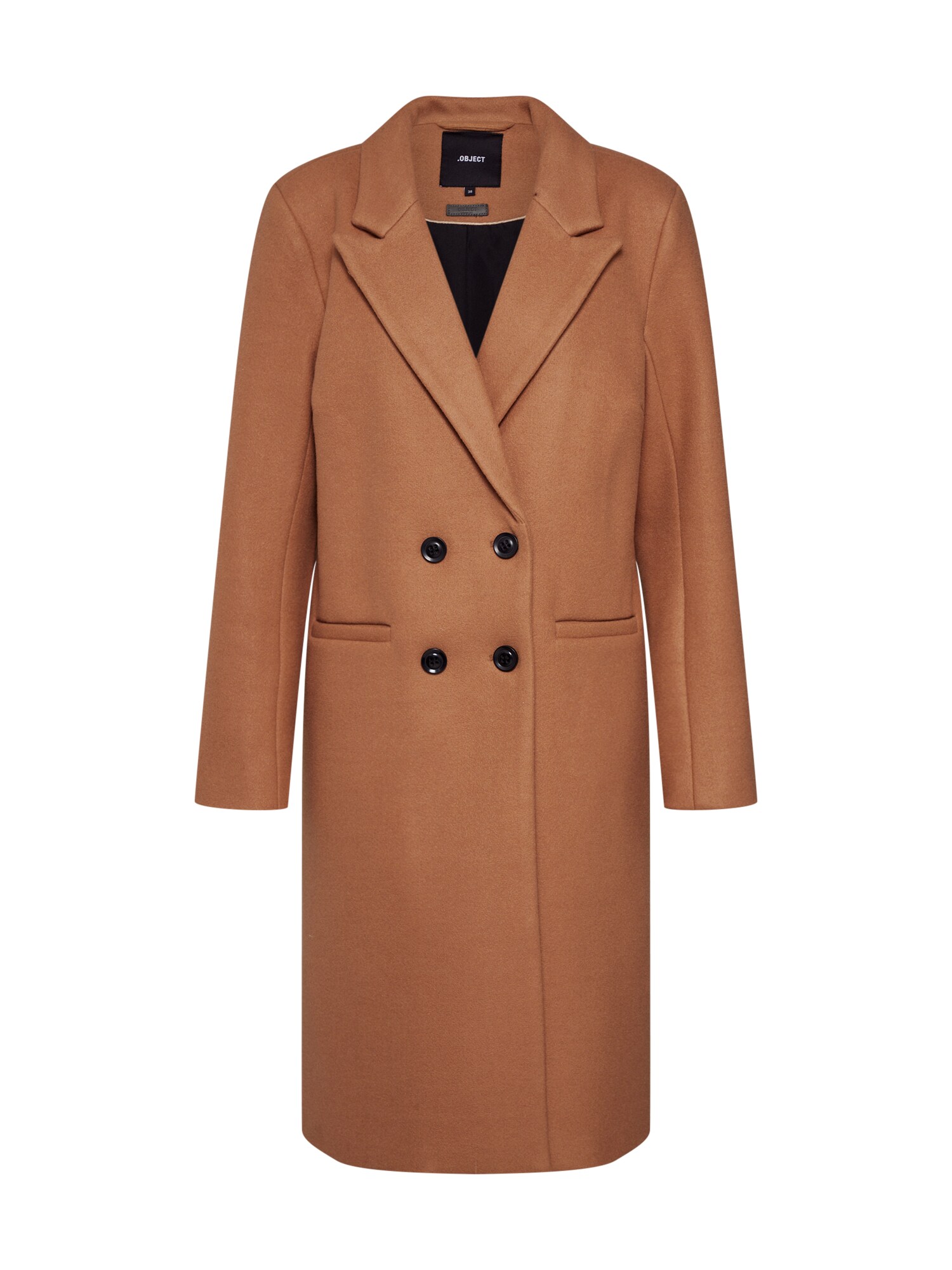OBJECT Rudeninis-žieminis paltas 'OBJLINA COAT 104'  smėlio