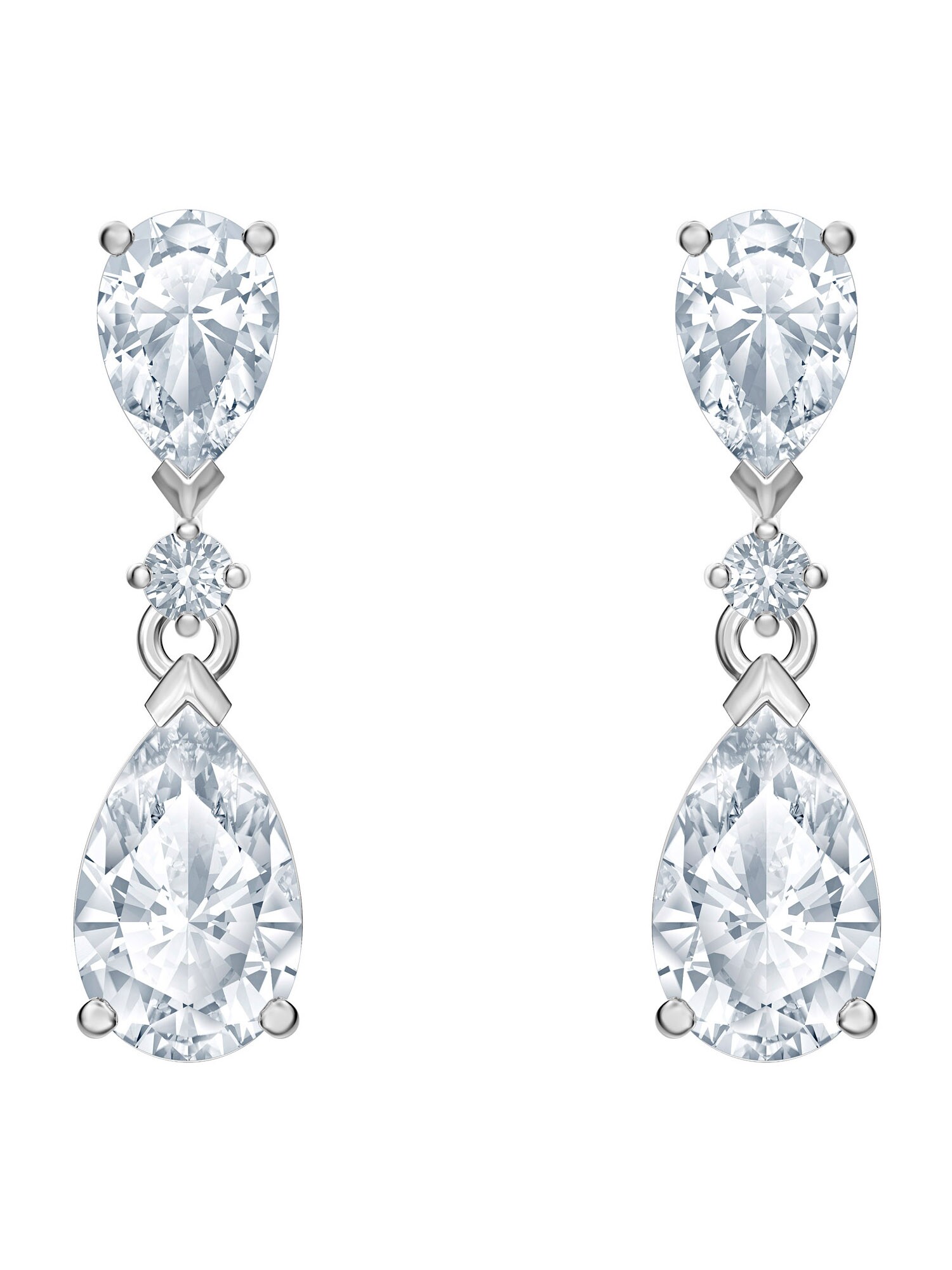 Swarovski Auskarai  sidabrinė