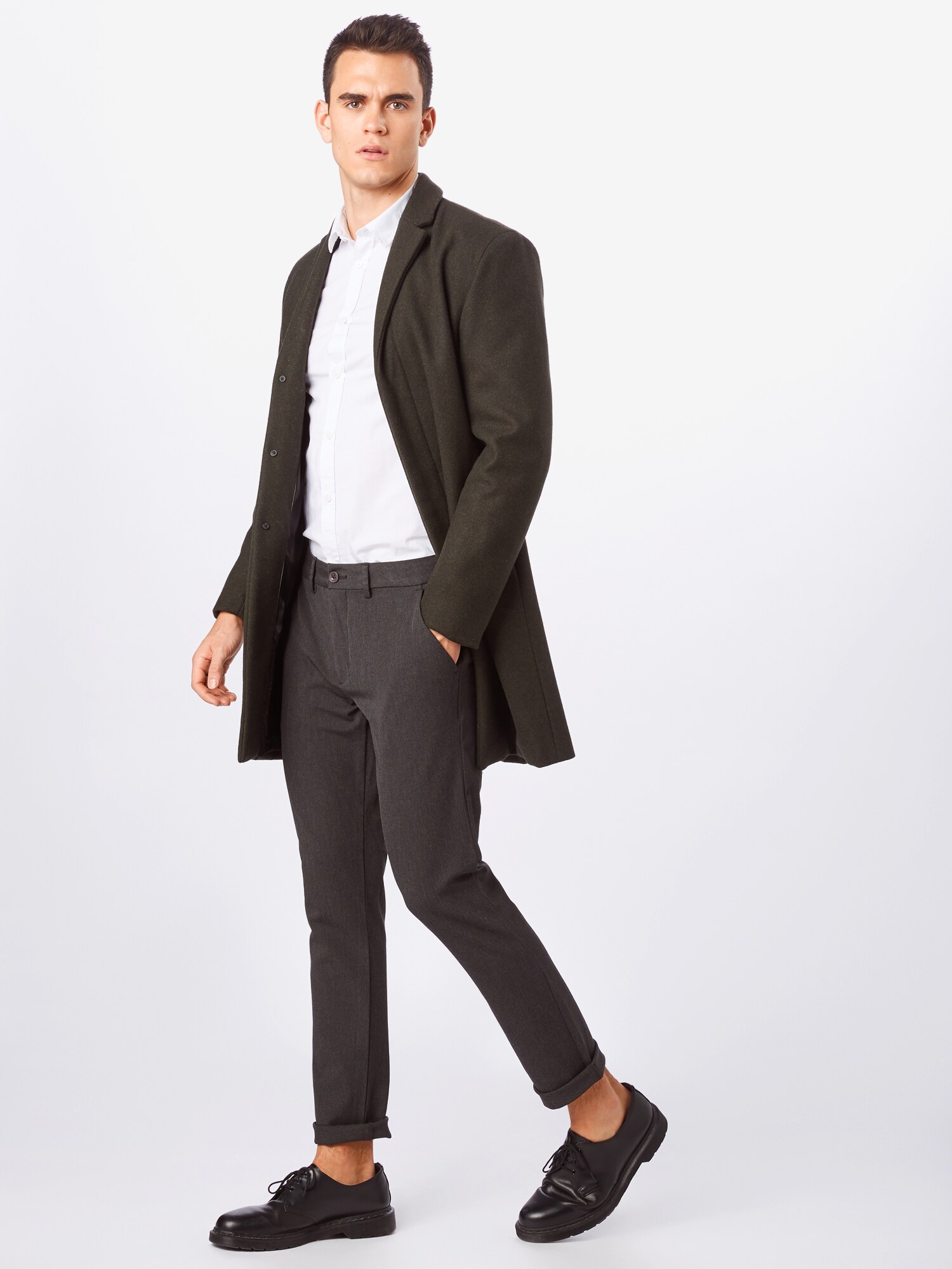Casual Friday Nohavice 'Philip' tmavosivá (obrázok 4)
