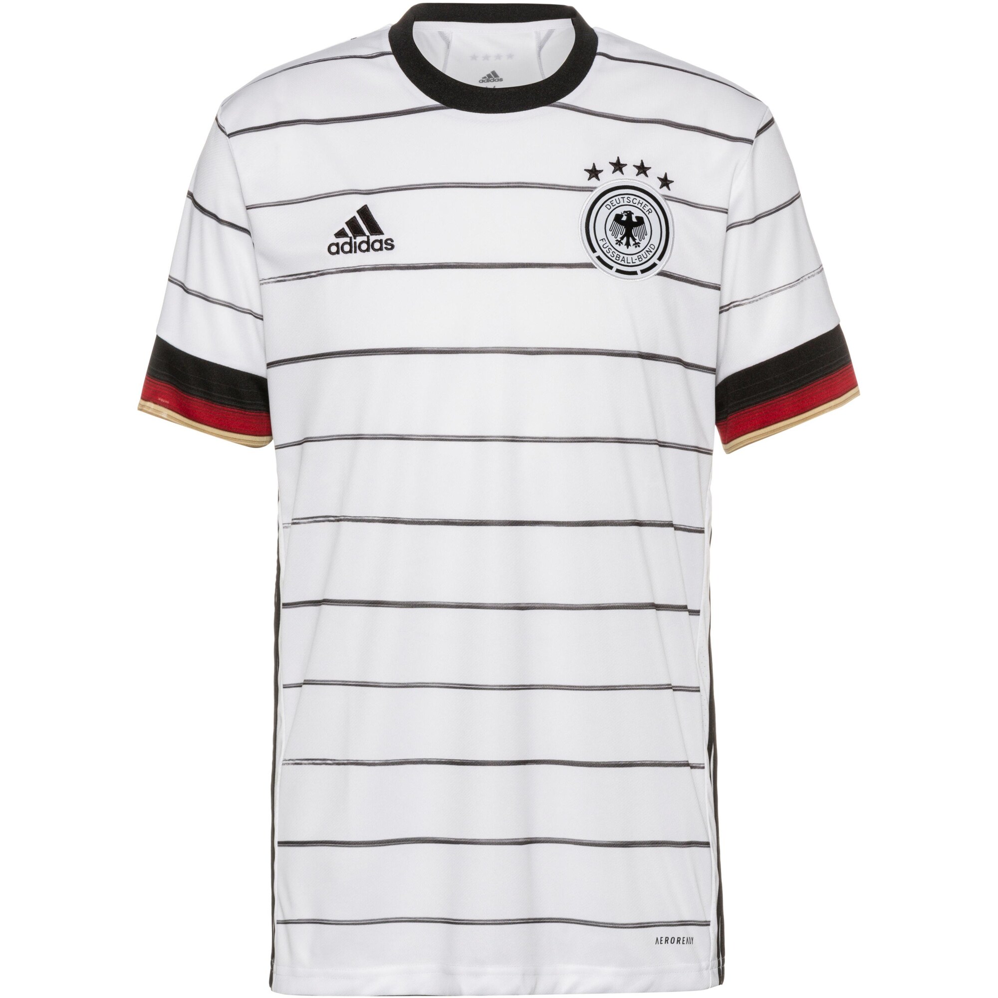 ADIDAS PERFORMANCE Triko 'Deutschland Heim EM 2021'  juoda / balta / raudona / auksas