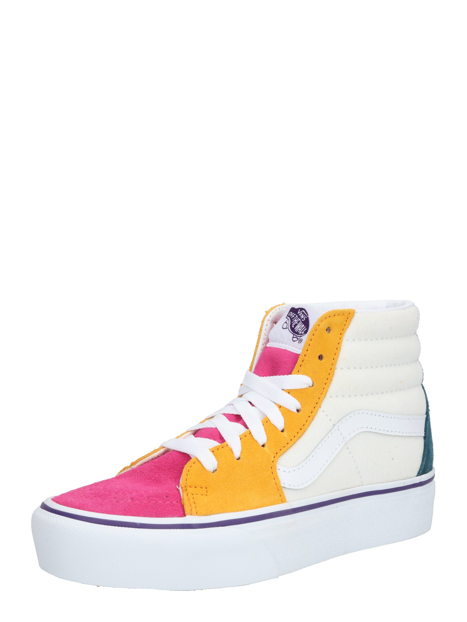 VANS Sportbačiai su auliuku 'UA SK8-Hi Platform 2.0'  balta / rožinė / mišrios spalvos