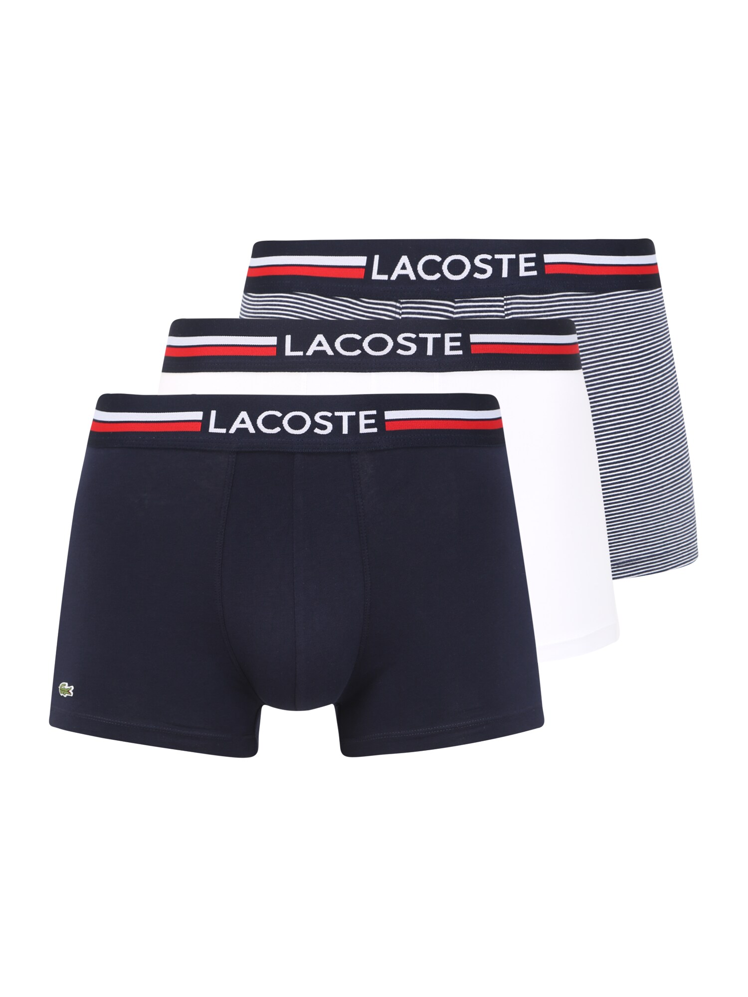 LACOSTE Boxerky  námornícka modrá / červená / biela