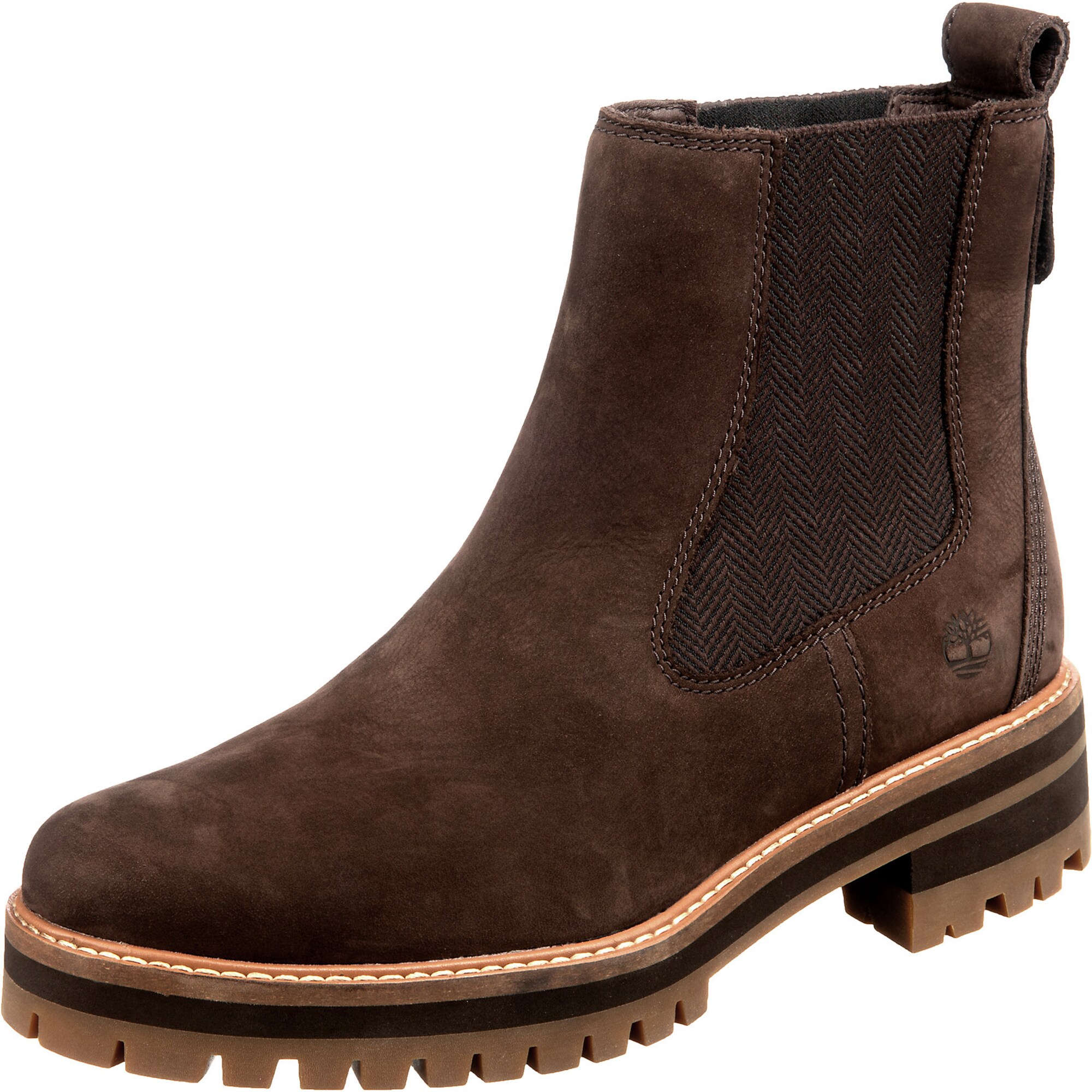 TIMBERLAND Chelsea batai 'Courmayeur Valley'  šokolado spalva