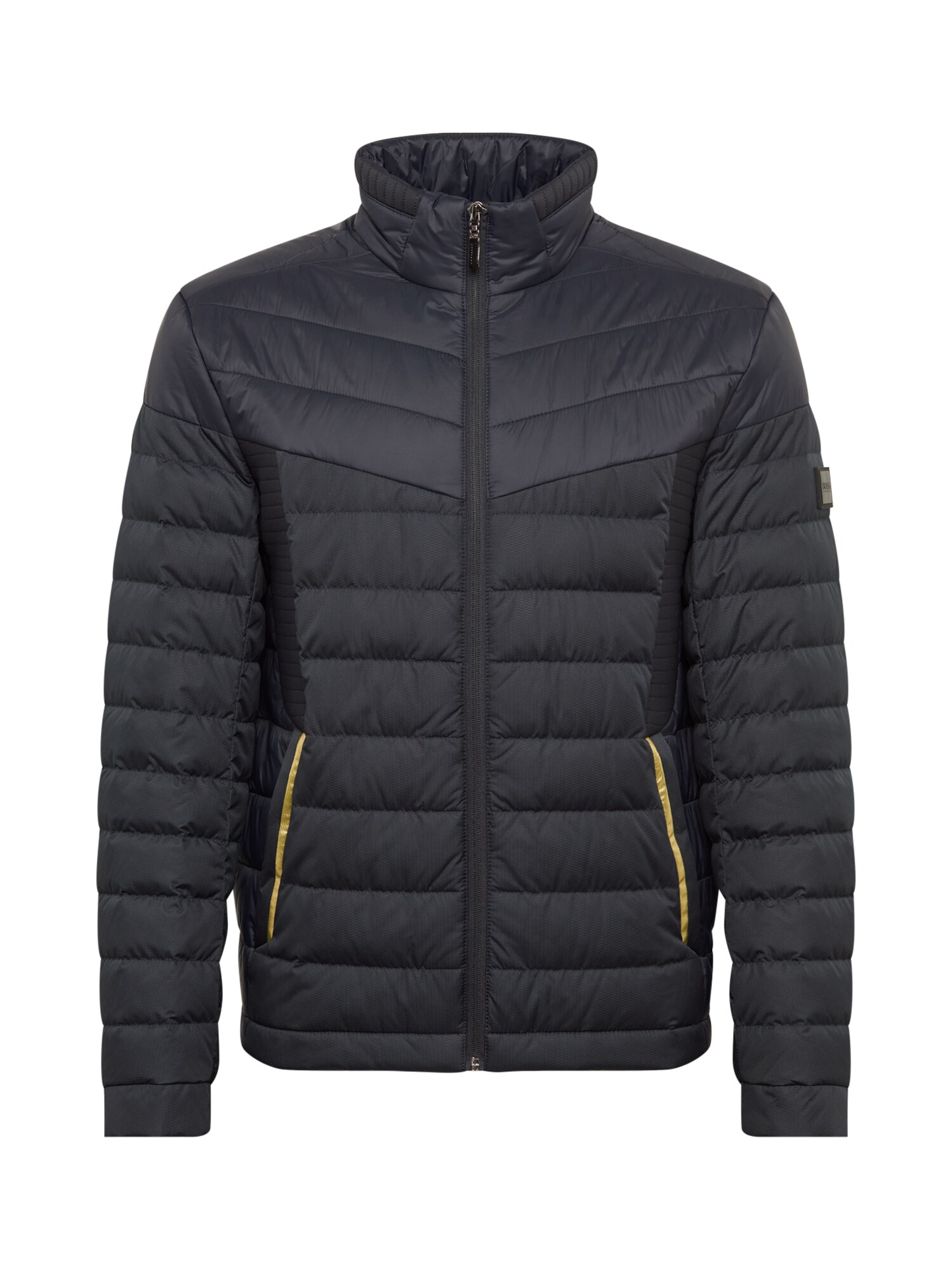 BOSS ATHLEISURE Žieminė striukė 'Vail'  auksas / tamsiai mėlyna