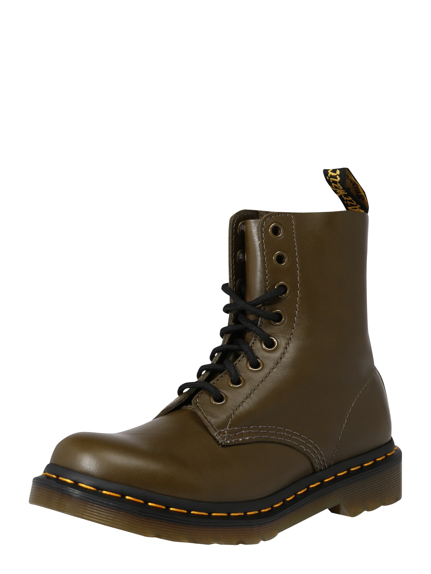 Dr. Martens Suvarstomieji kulkšnis dengiantys batai 'Pascal'  alyvuogių spalva