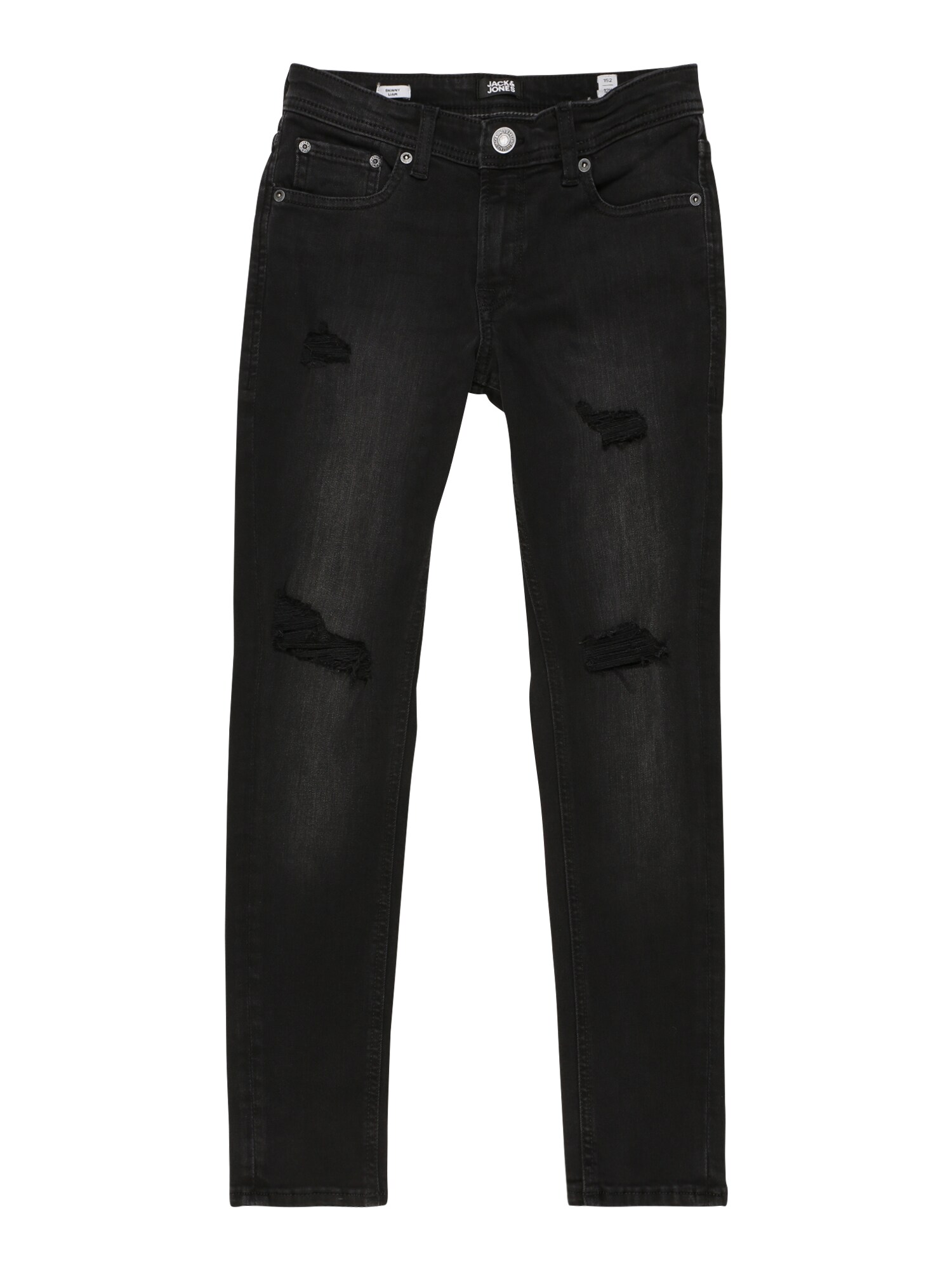 Jack & Jones Junior Džinsai 'Liam'  juodo džinso spalva