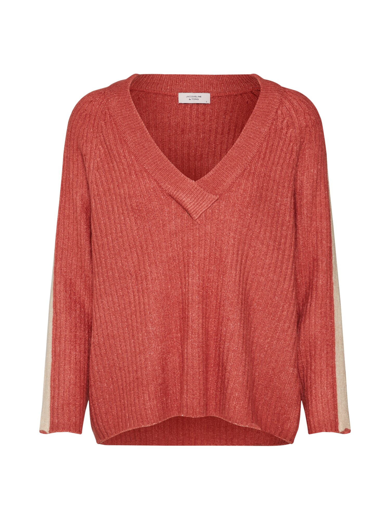 Jacqueline De Yong Dames Trui Jdydelta Creme Pitaja Roze jacqueline de yong kopen in de aanbieding