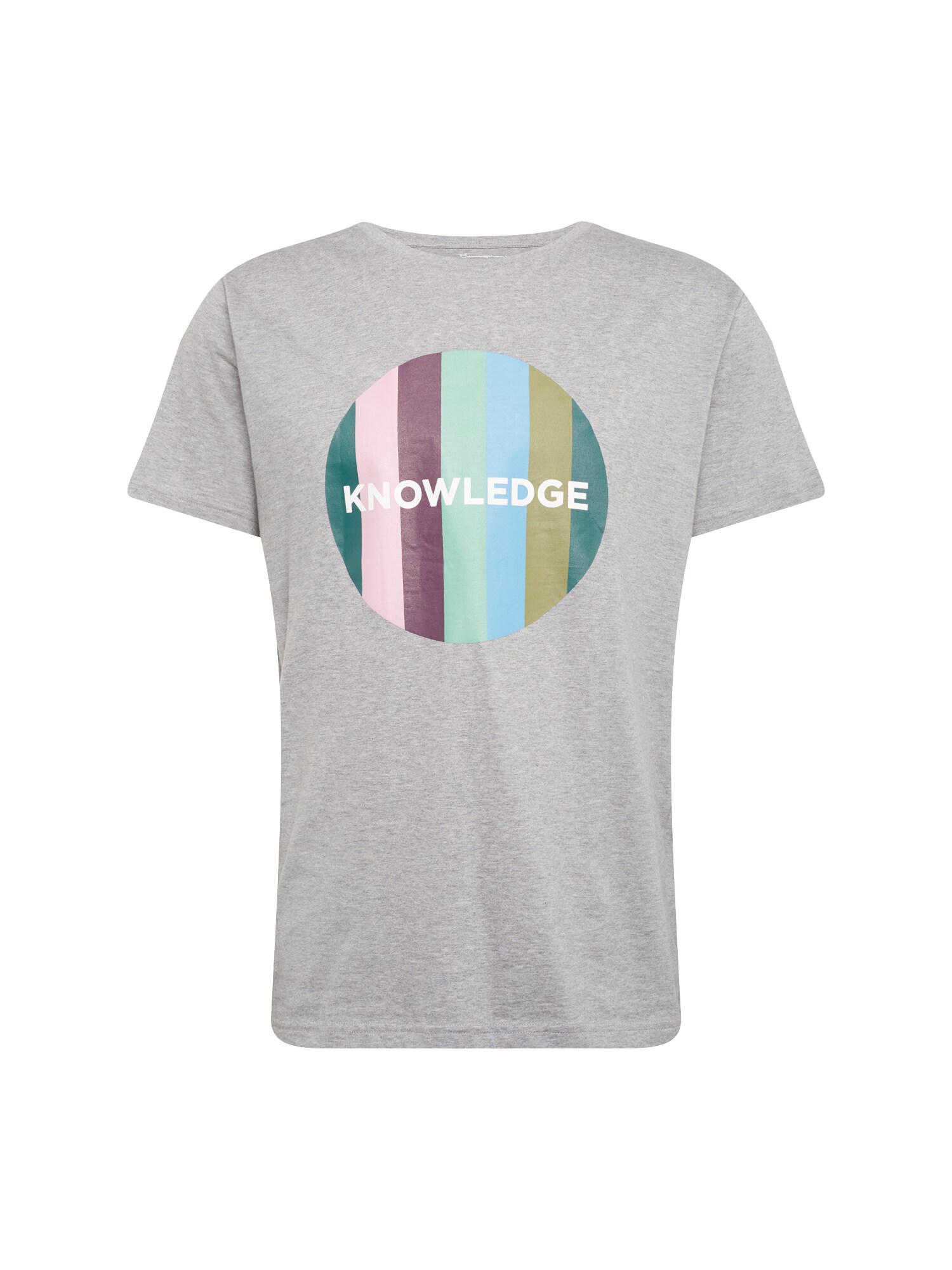 Knowledgecotton Apparel Heren Shirt Grijs Gemengde Kleuren knowledgecotton apparel kopen in de aanbieding