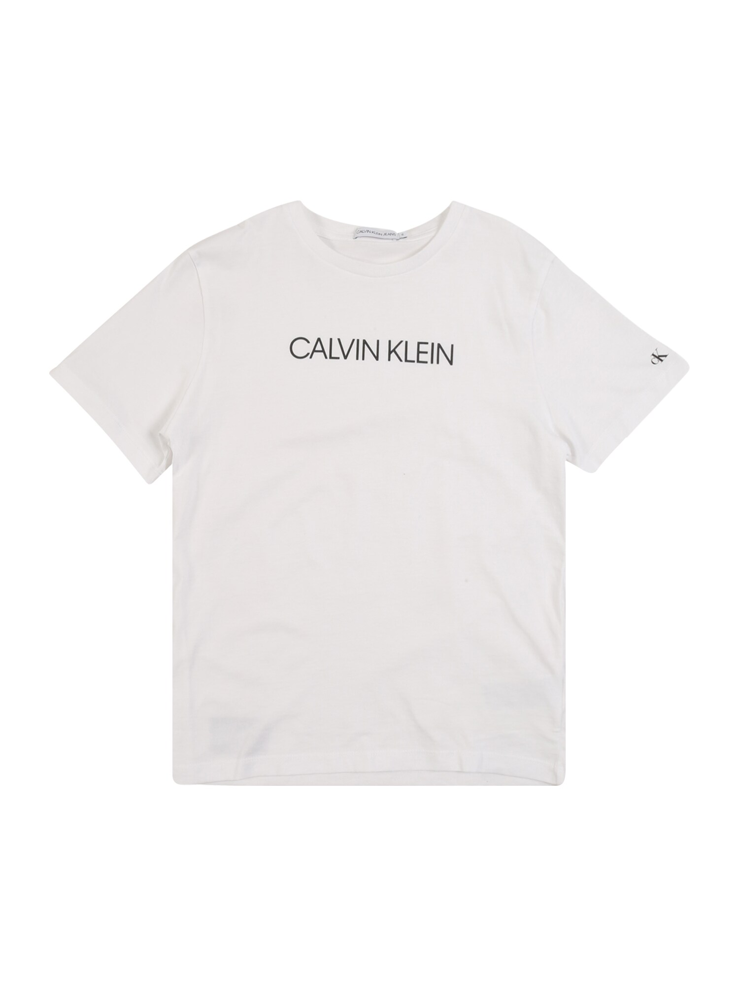 Calvin Klein Jeans Marškinėliai 'INSTITUTIONAL'  balta