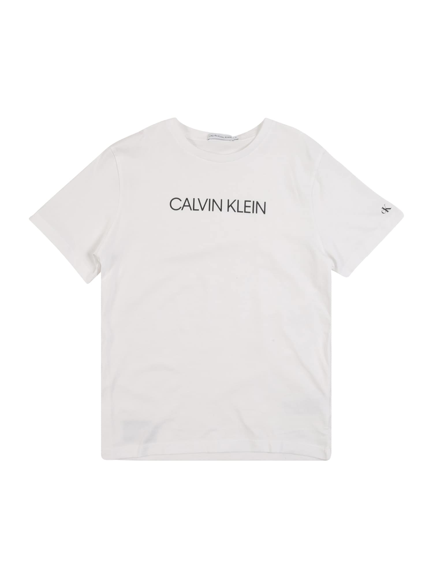 Calvin Klein Jeans Póló 'INSTITUTIONAL'  fekete / fehér akciós termékkép 1