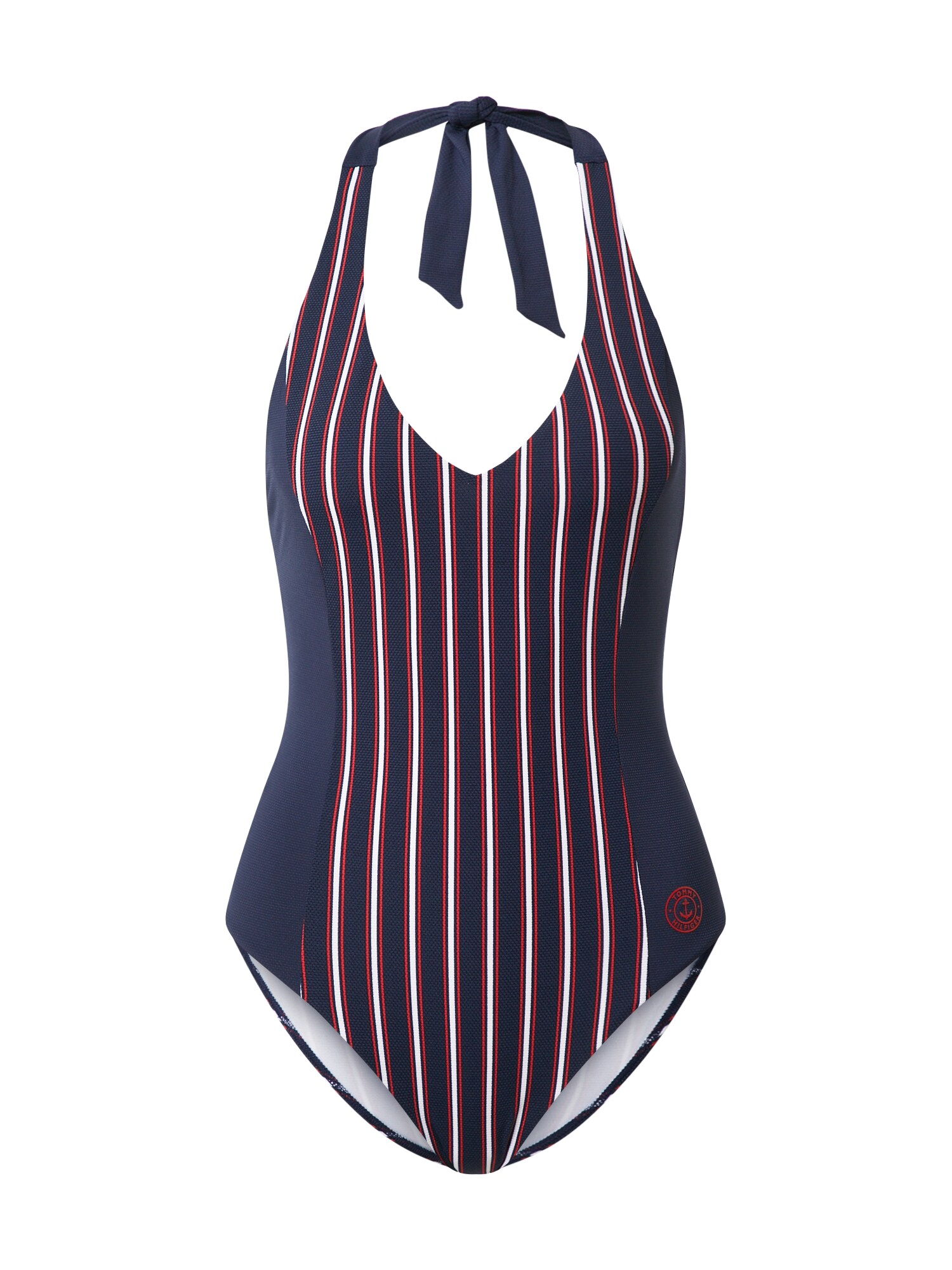 Tommy Hilfiger Underwear Maudymosi kostiumėlis  raudona / nakties mėlyna / balta