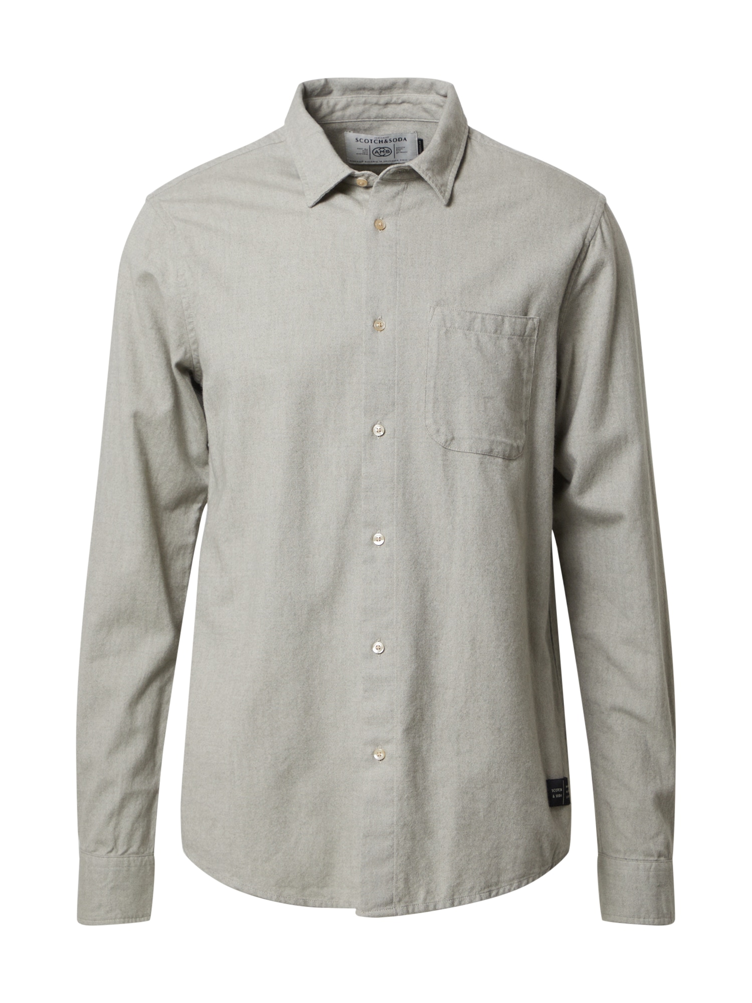 SCOTCH & SODA Dalykiniai marškiniai  pilka