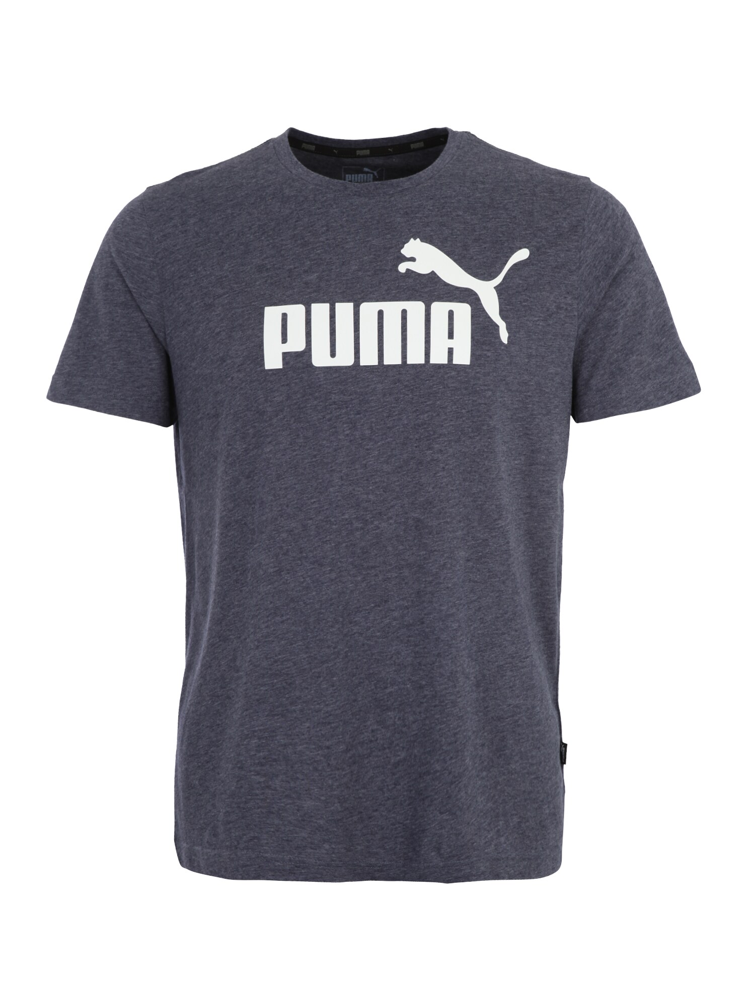 Puma Heren Functioneel Shirt Heather Duifblauw Wit puma kopen in de aanbieding